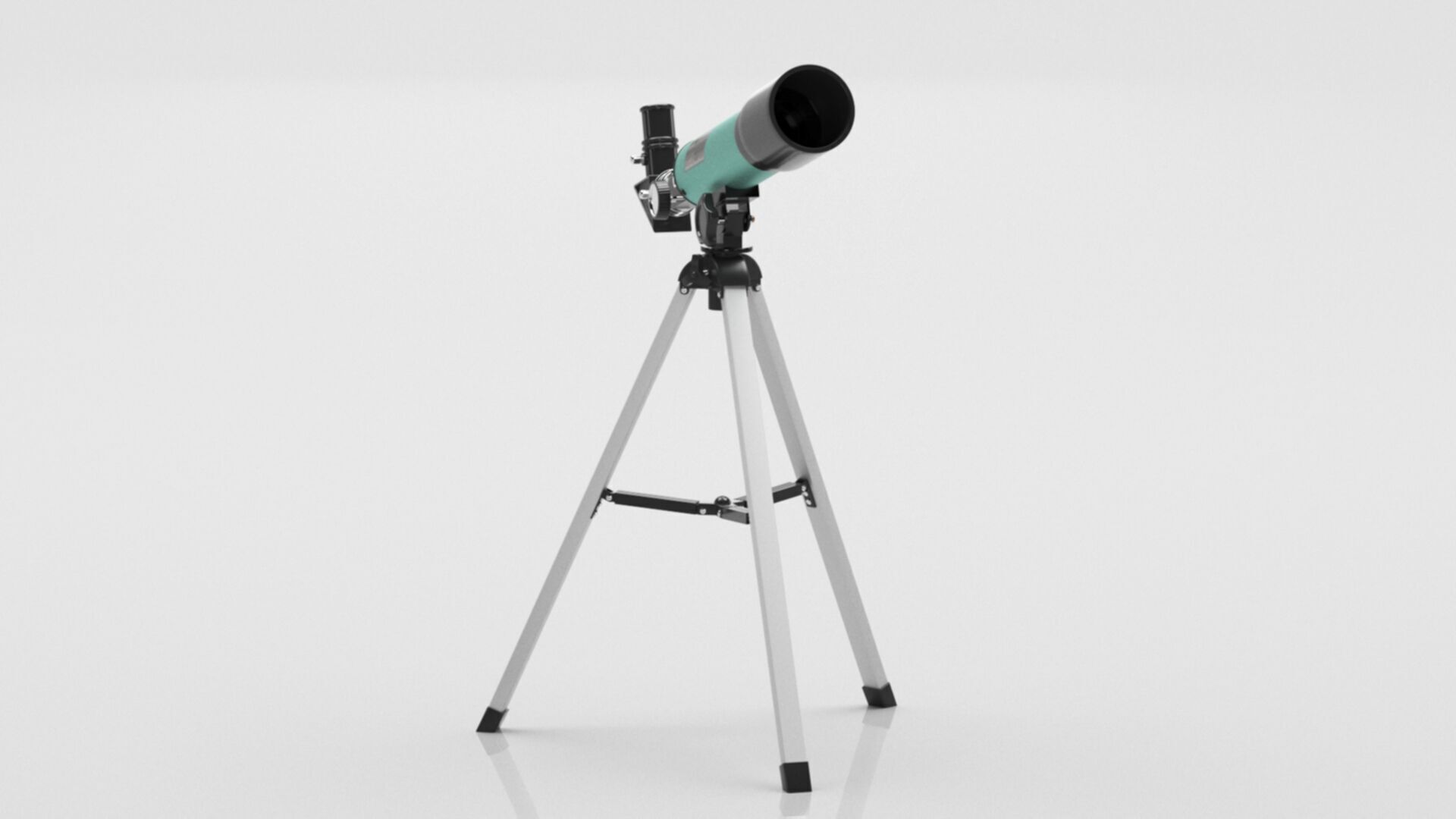 Astronomical Telescope Zoom 90X HD Outdoor Monocular Space Low-poly 3D model_3