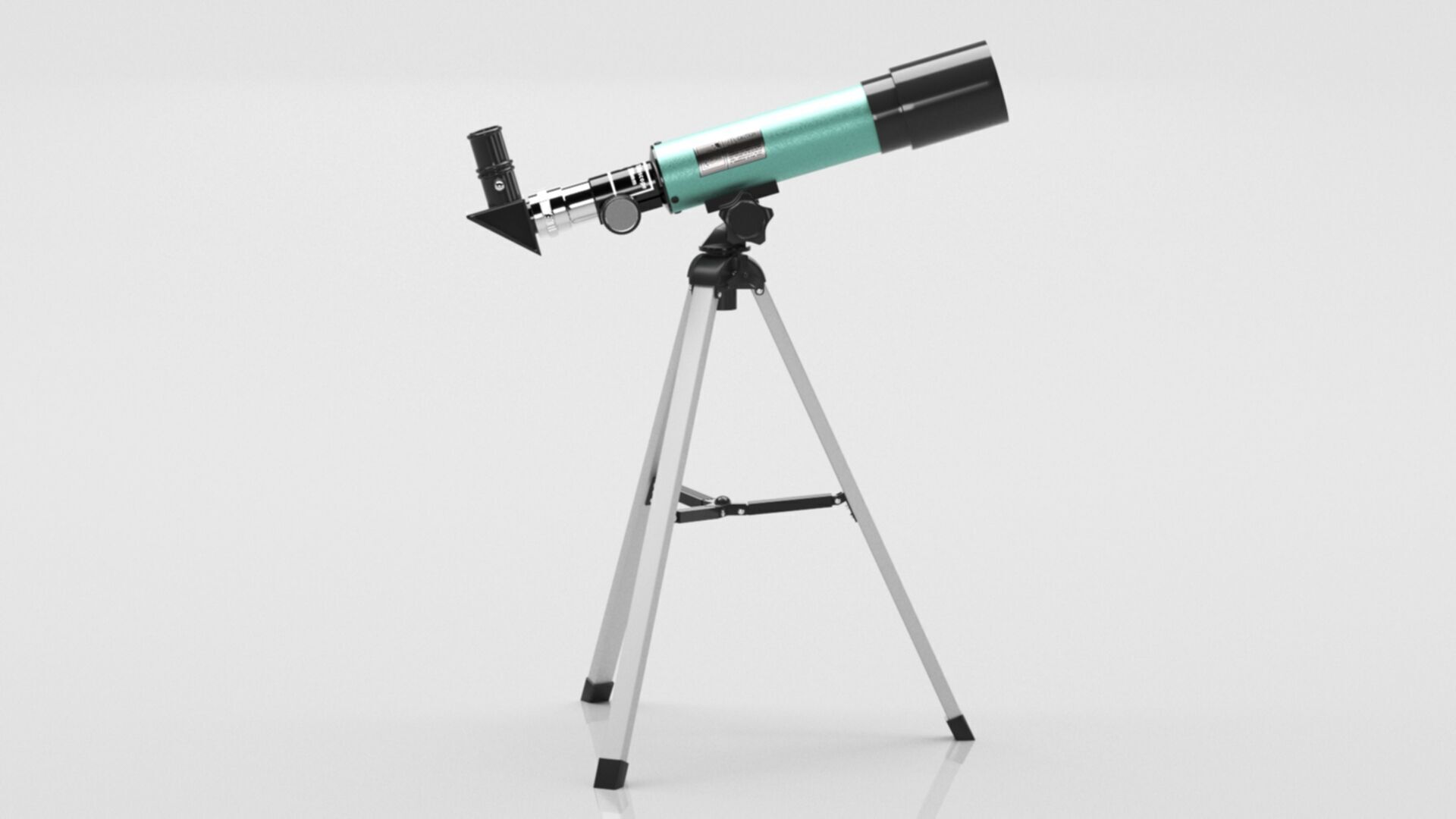 Astronomical Telescope Zoom 90X HD Outdoor Monocular Space Low-poly 3D model_6