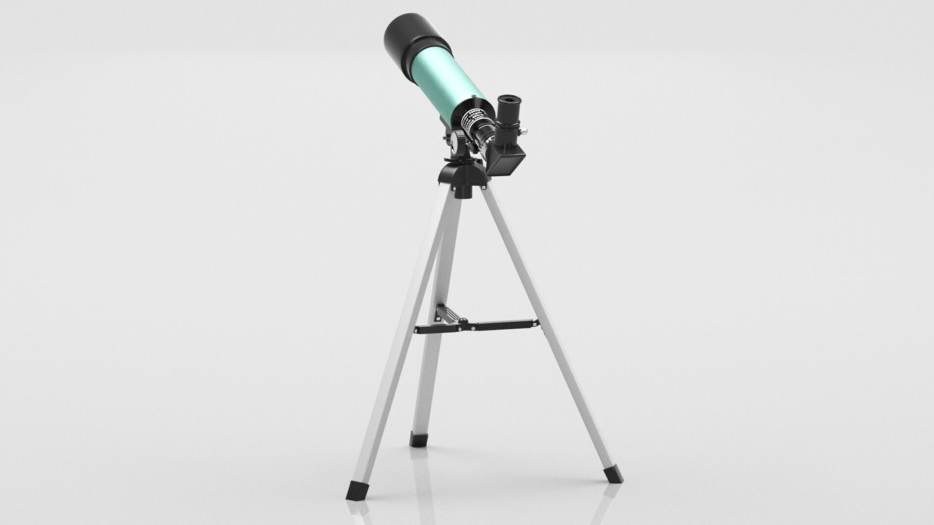 Astronomical Telescope Zoom 90X HD Outdoor Monocular Space Low-poly 3D model_9