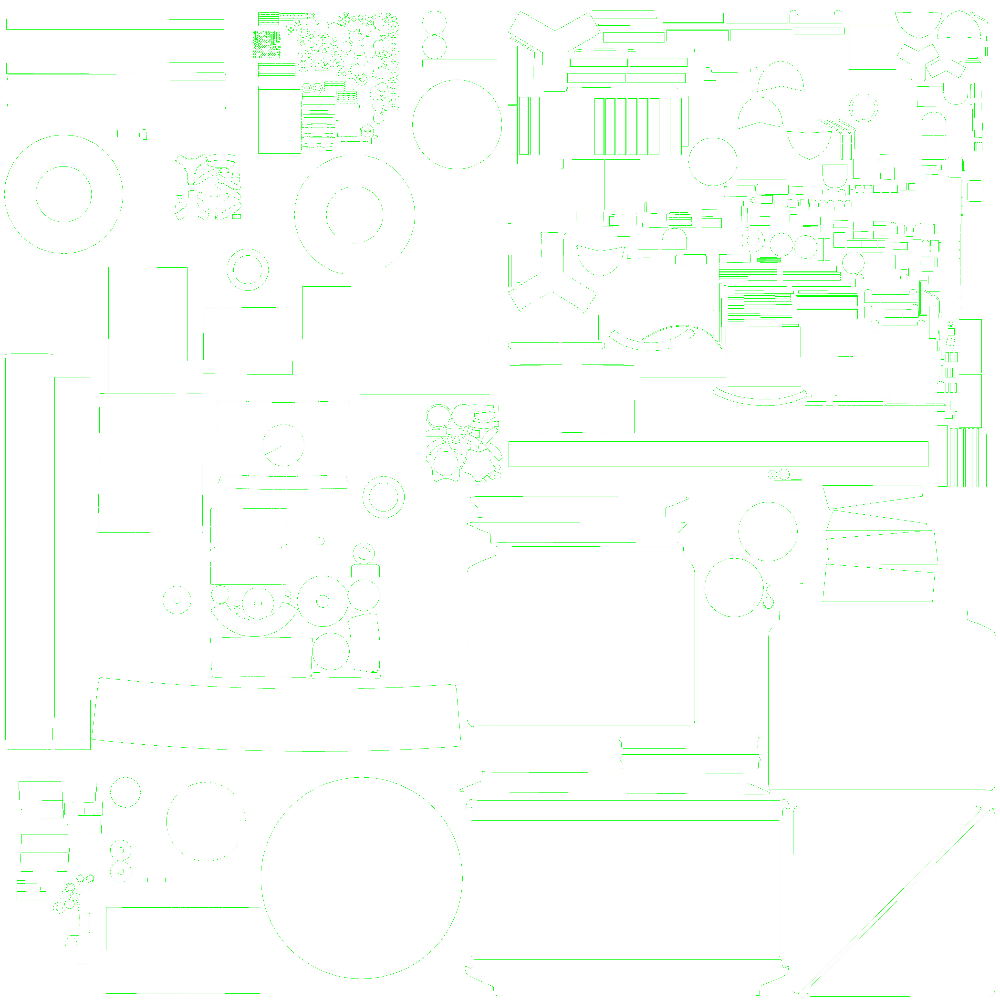 Kids Telescope 400 40mm with Tripod and Finder Scope Low-poly 3D model_17