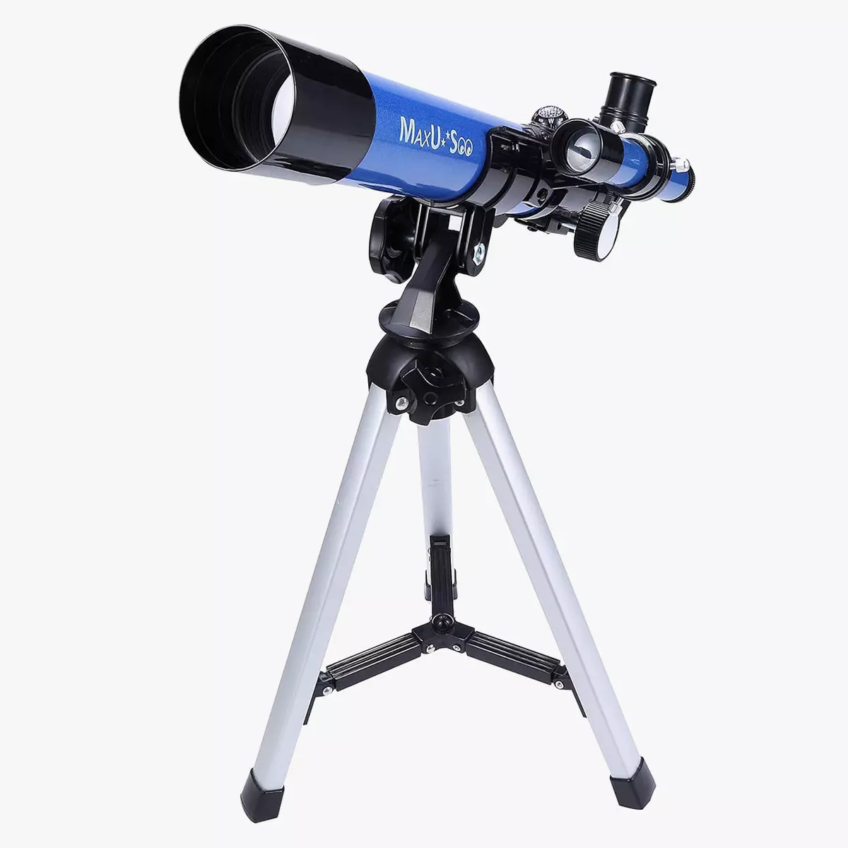 Kids Telescope 400 40mm with Tripod and Finder Scope Low-poly 3D model_0