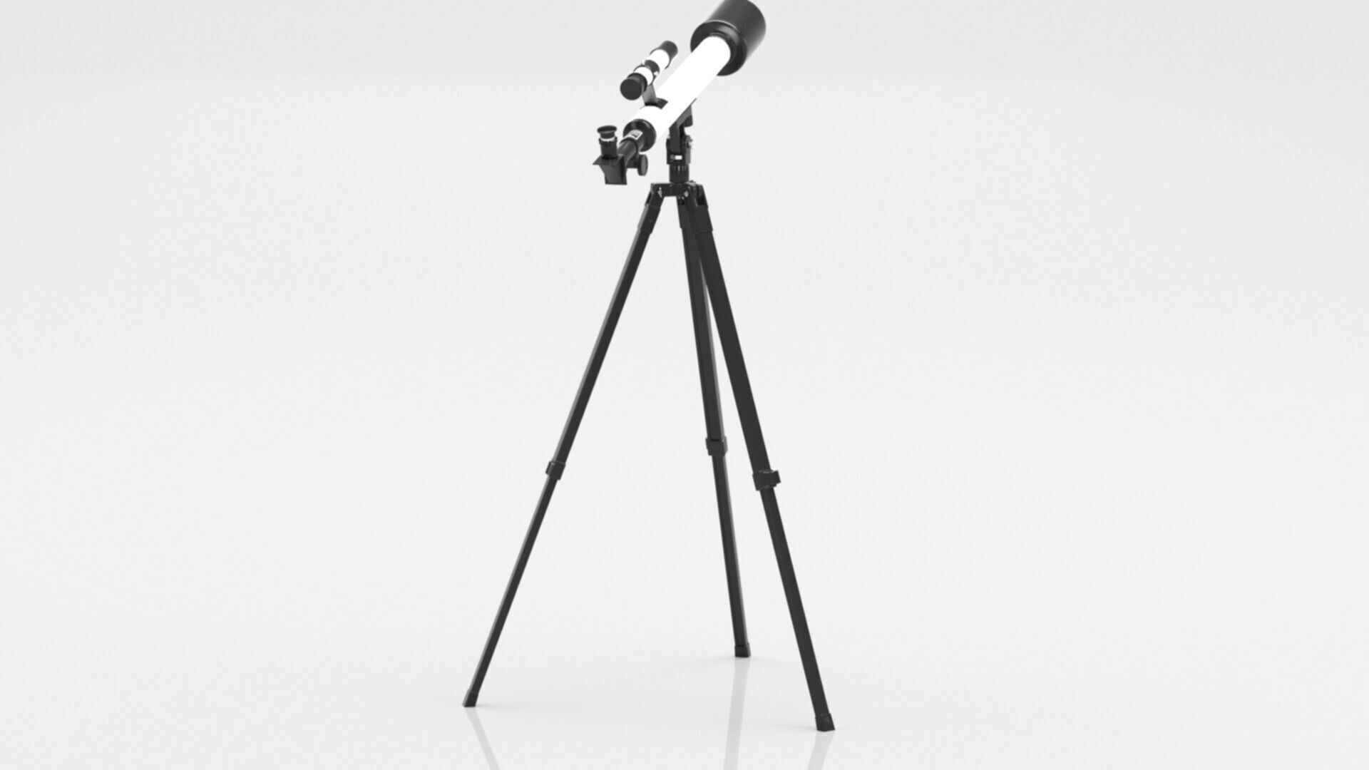 BUKI TS007B Telescope 30 activities Low-poly 3D model_8