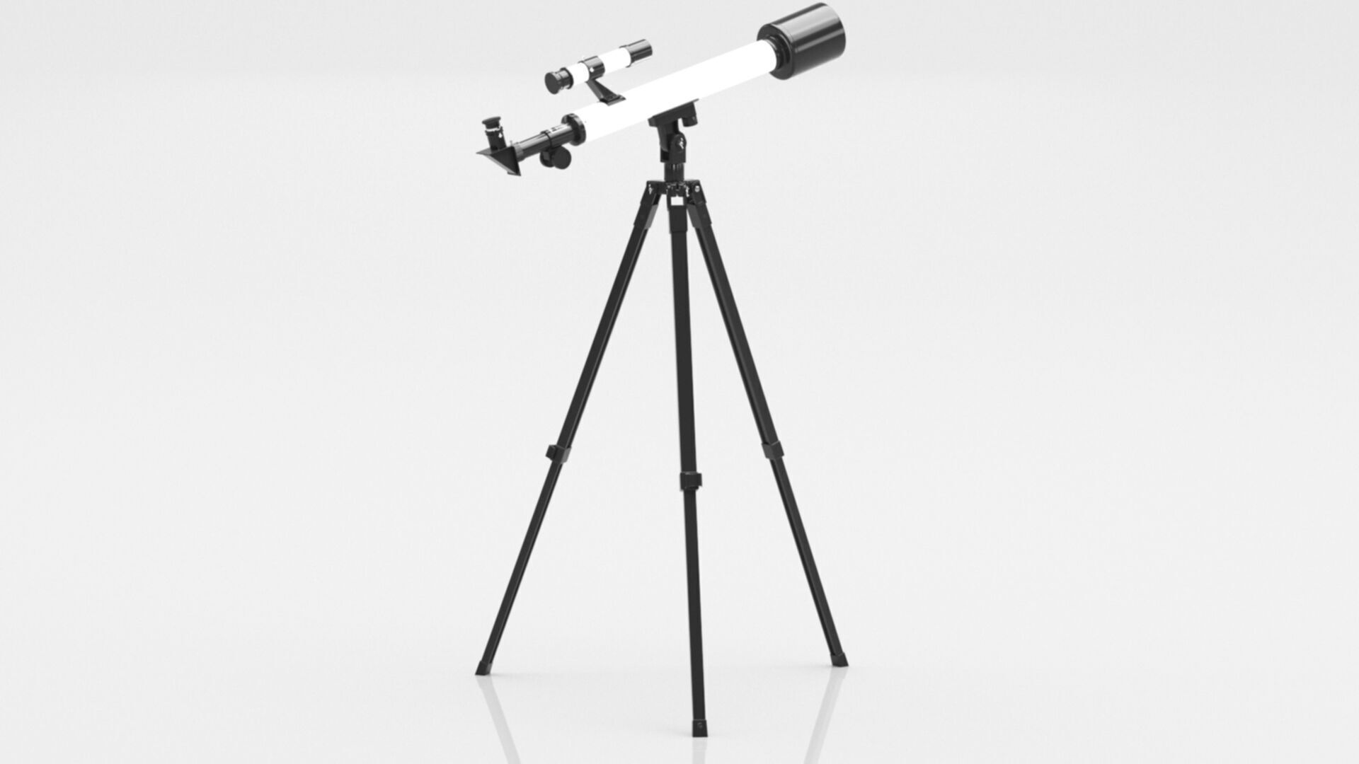BUKI TS007B Telescope 30 activities Low-poly 3D model_7