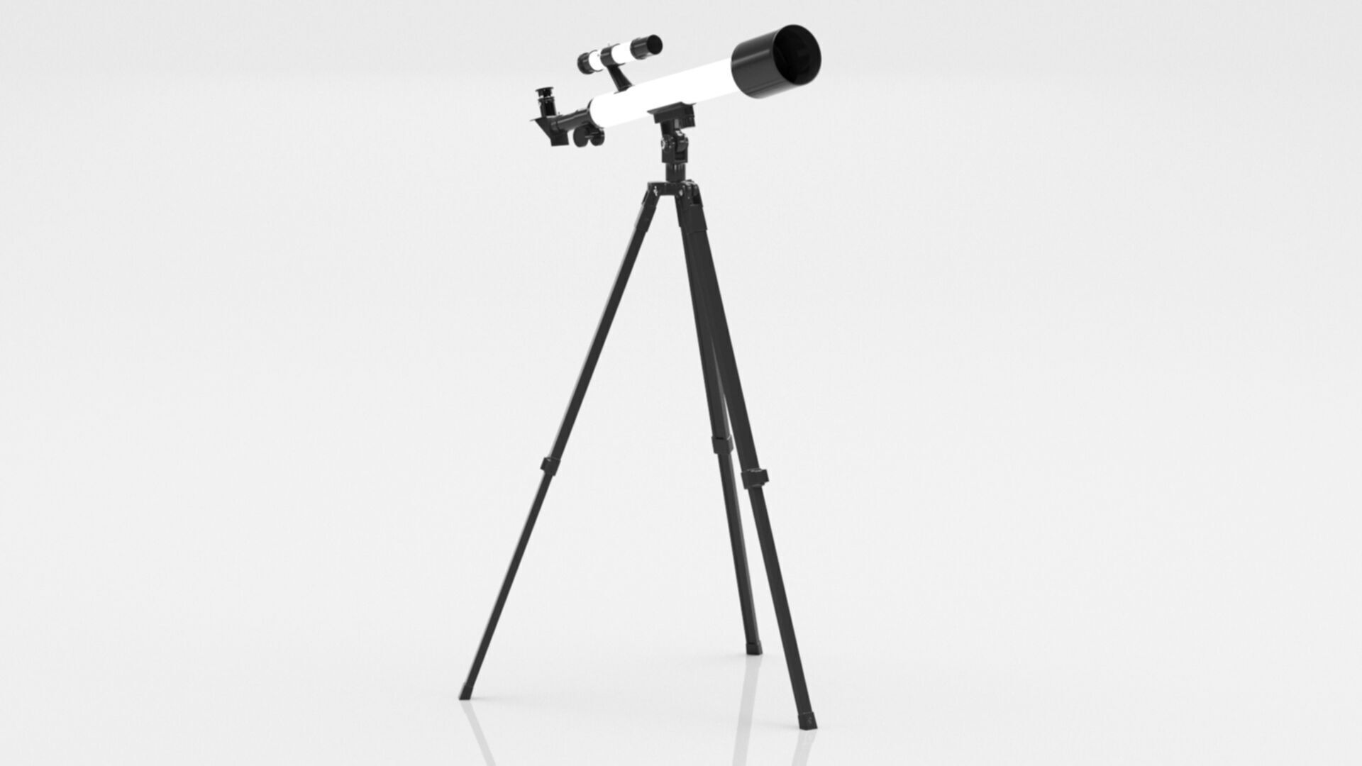 BUKI TS007B Telescope 30 activities Low-poly 3D model_4