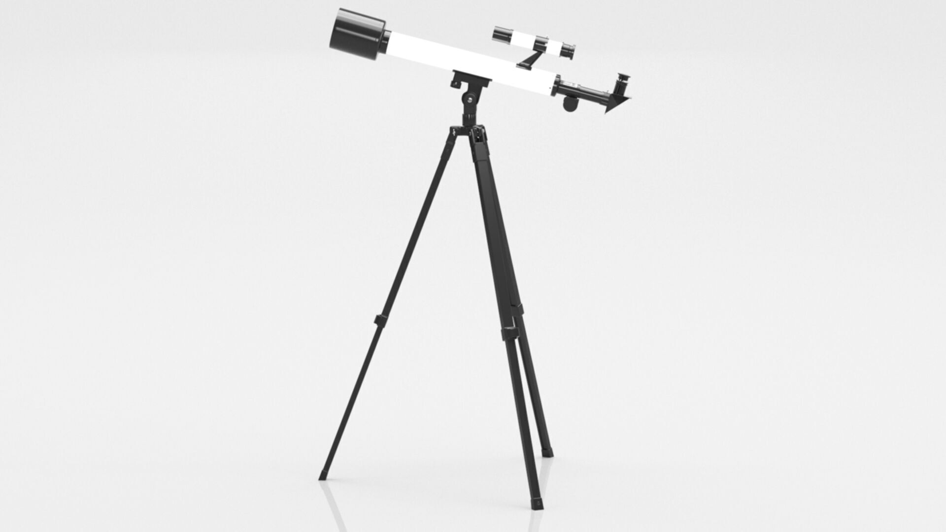 BUKI TS007B Telescope 30 activities Low-poly 3D model_12