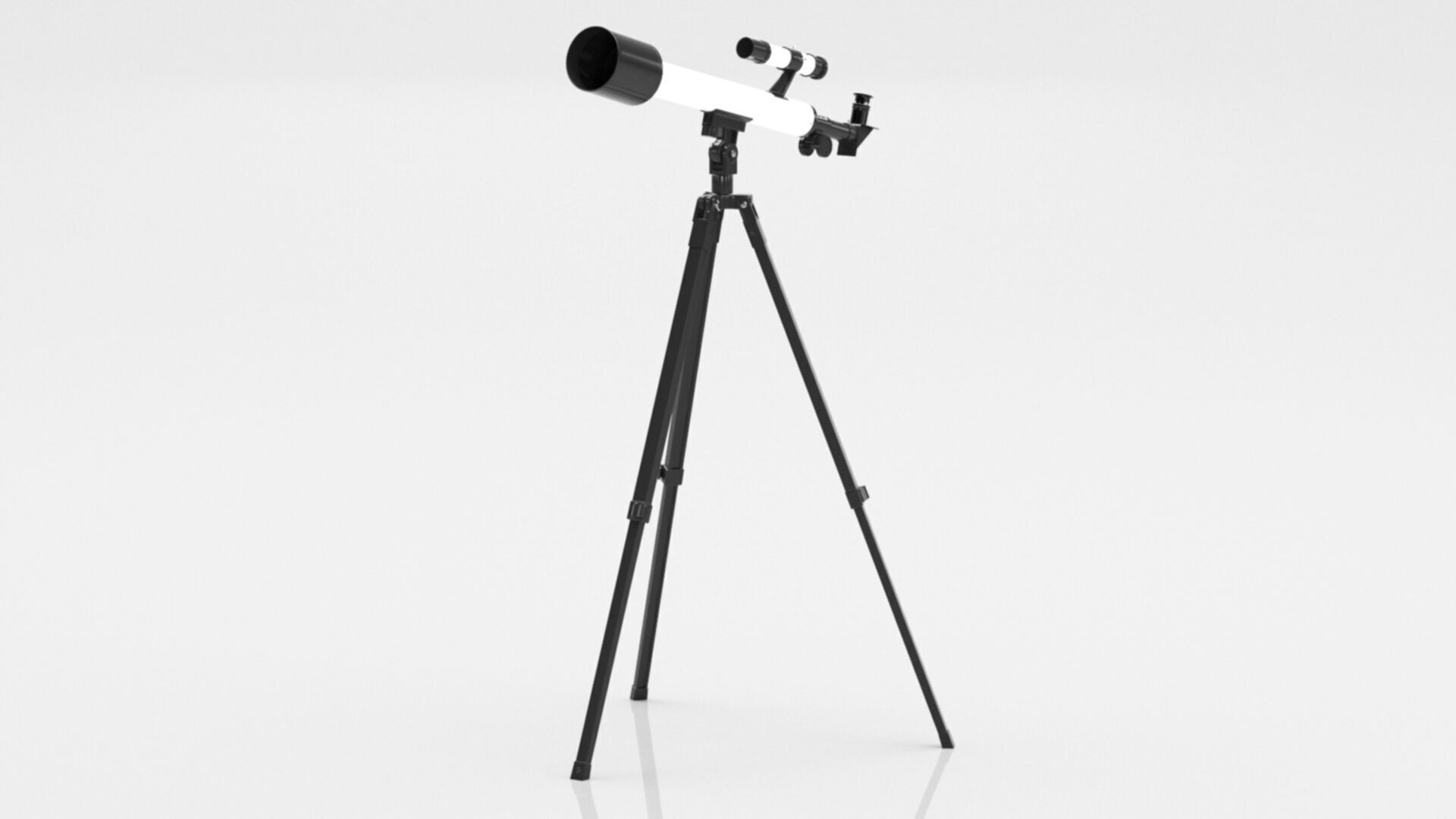 BUKI TS007B Telescope 30 activities Low-poly 3D model_13