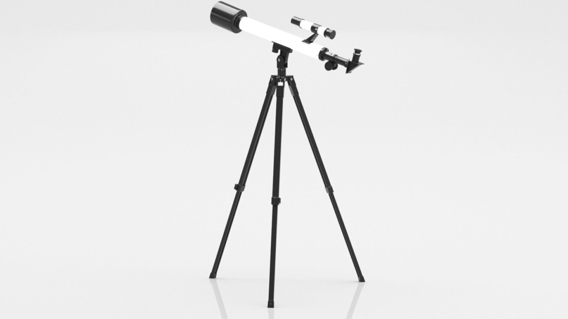 BUKI TS007B Telescope 30 activities Low-poly 3D model_10