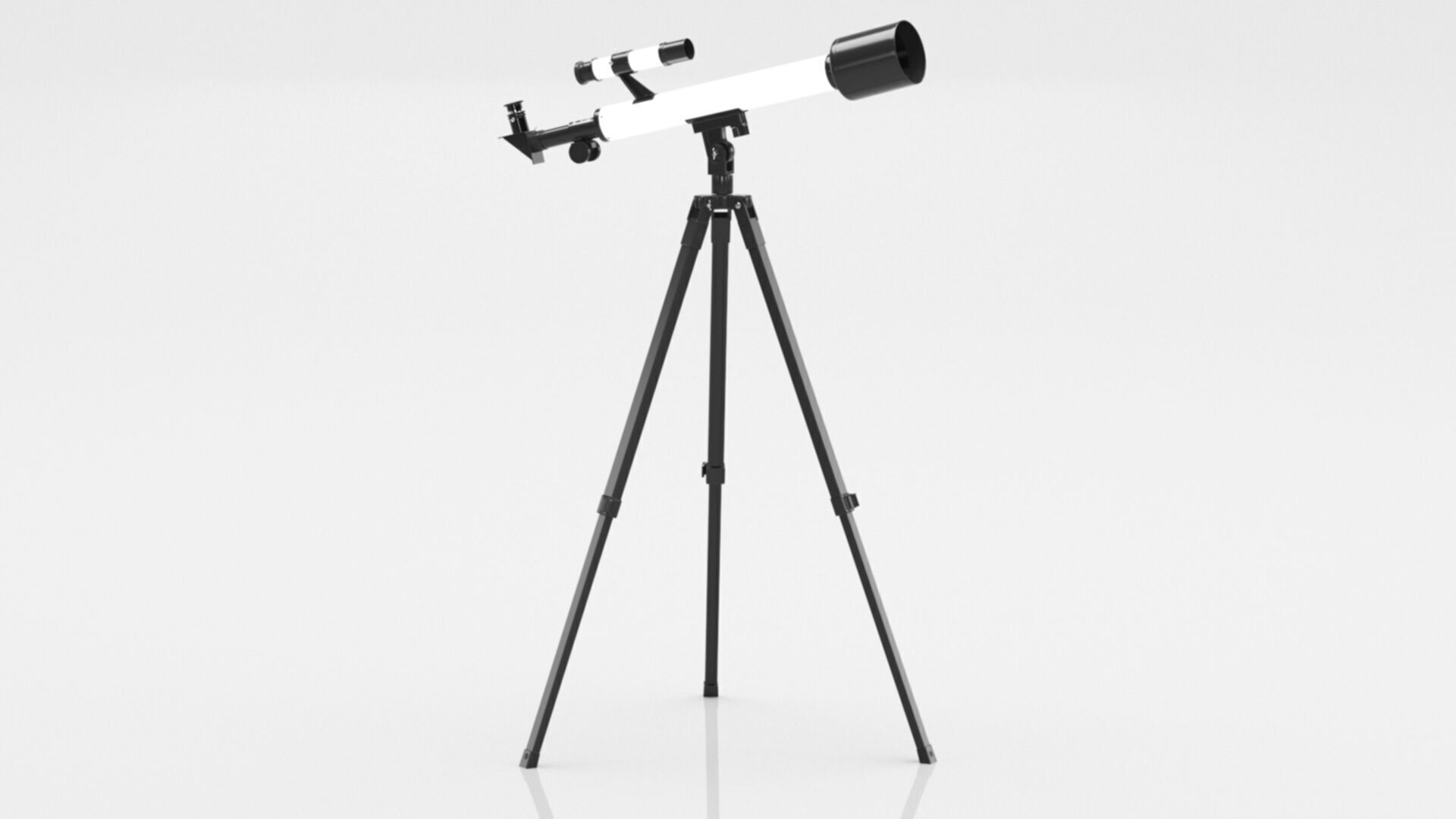 BUKI TS007B Telescope 30 activities Low-poly 3D model_5