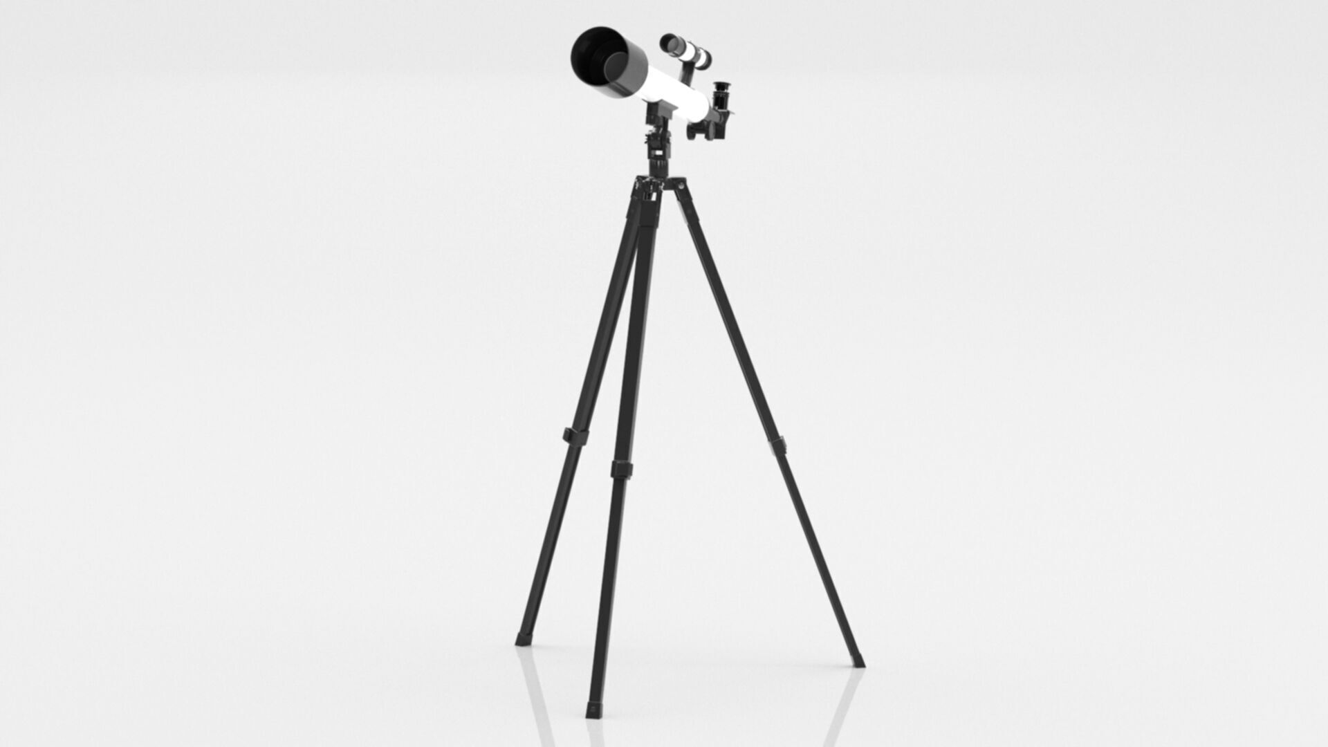 BUKI TS007B Telescope 30 activities Low-poly 3D model_14