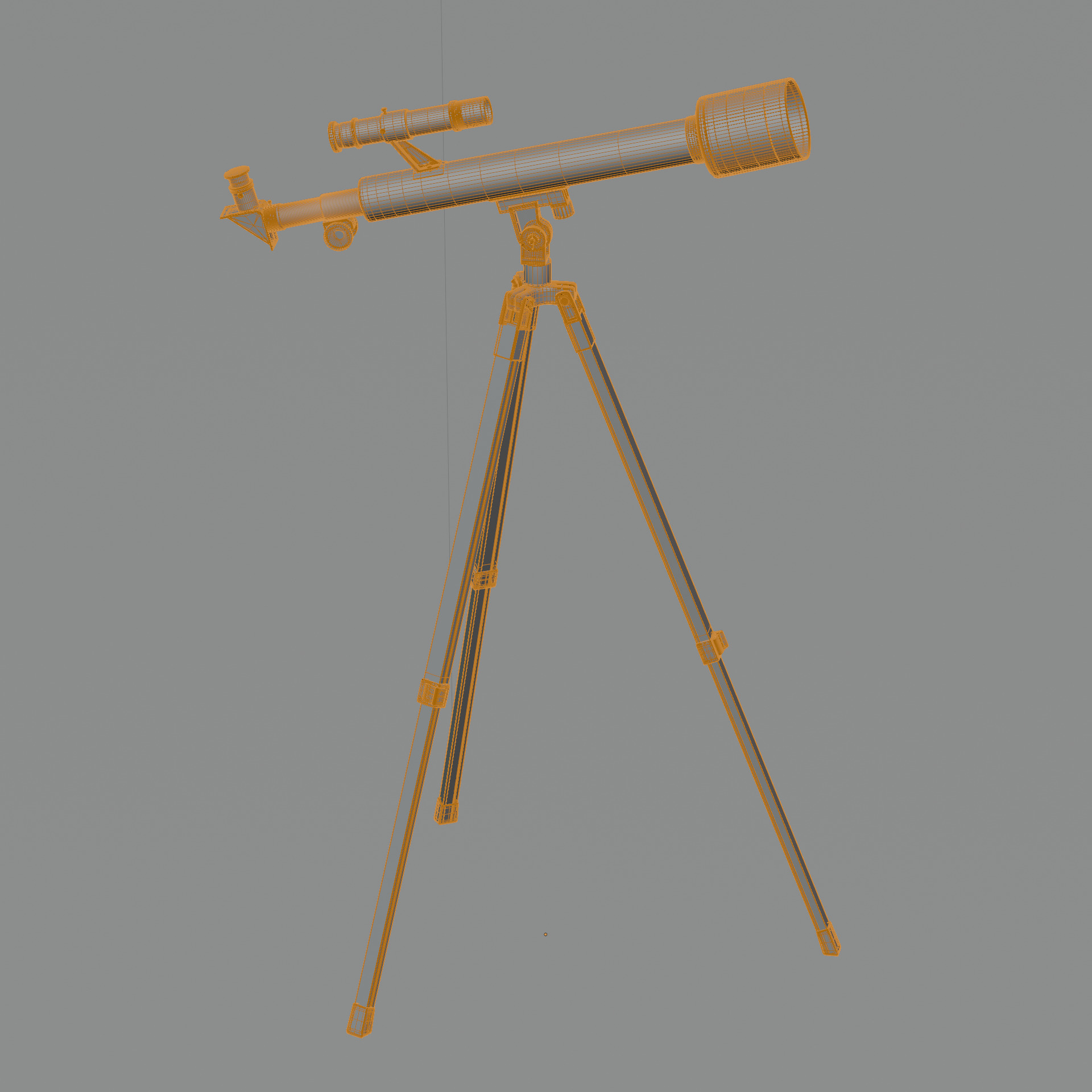 BUKI TS007B Telescope 30 activities Low-poly 3D model_19