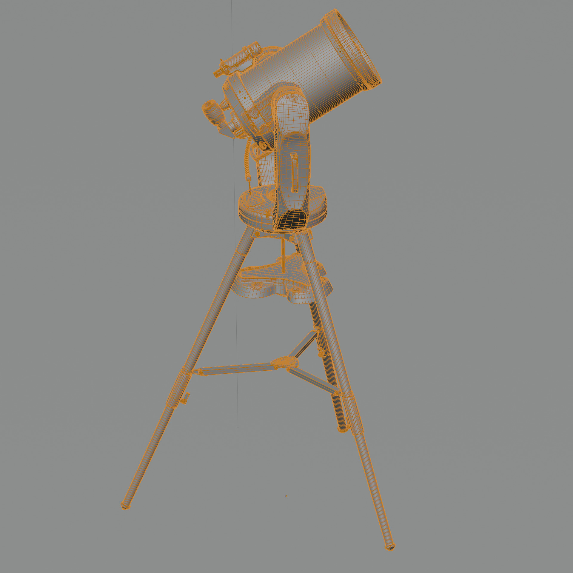 Celestron CPC Deluxe 1100 HD Computerized Telescope Low-poly 3D model_19