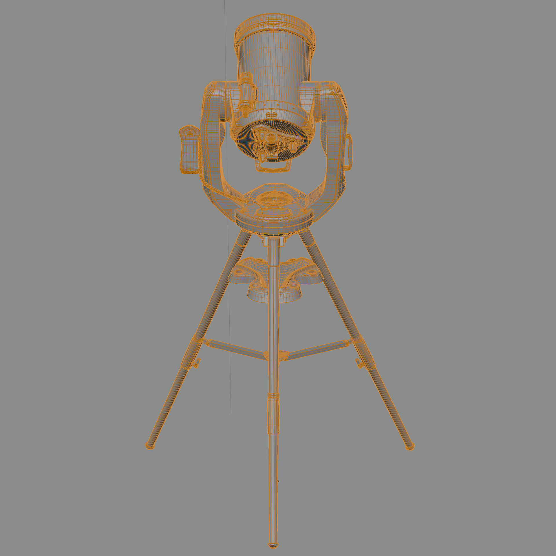 Celestron CPC Deluxe 1100 HD Computerized Telescope Low-poly 3D model_20