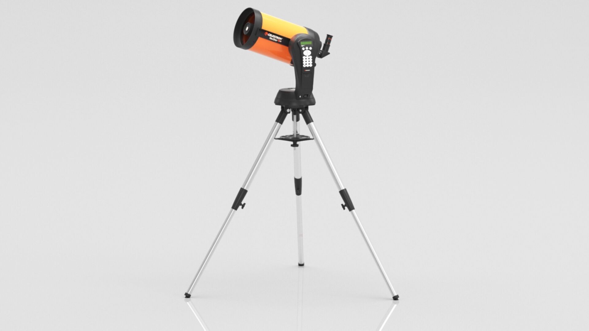 Celestron NexStar 8 SE Telescope Low-poly 3D model_12