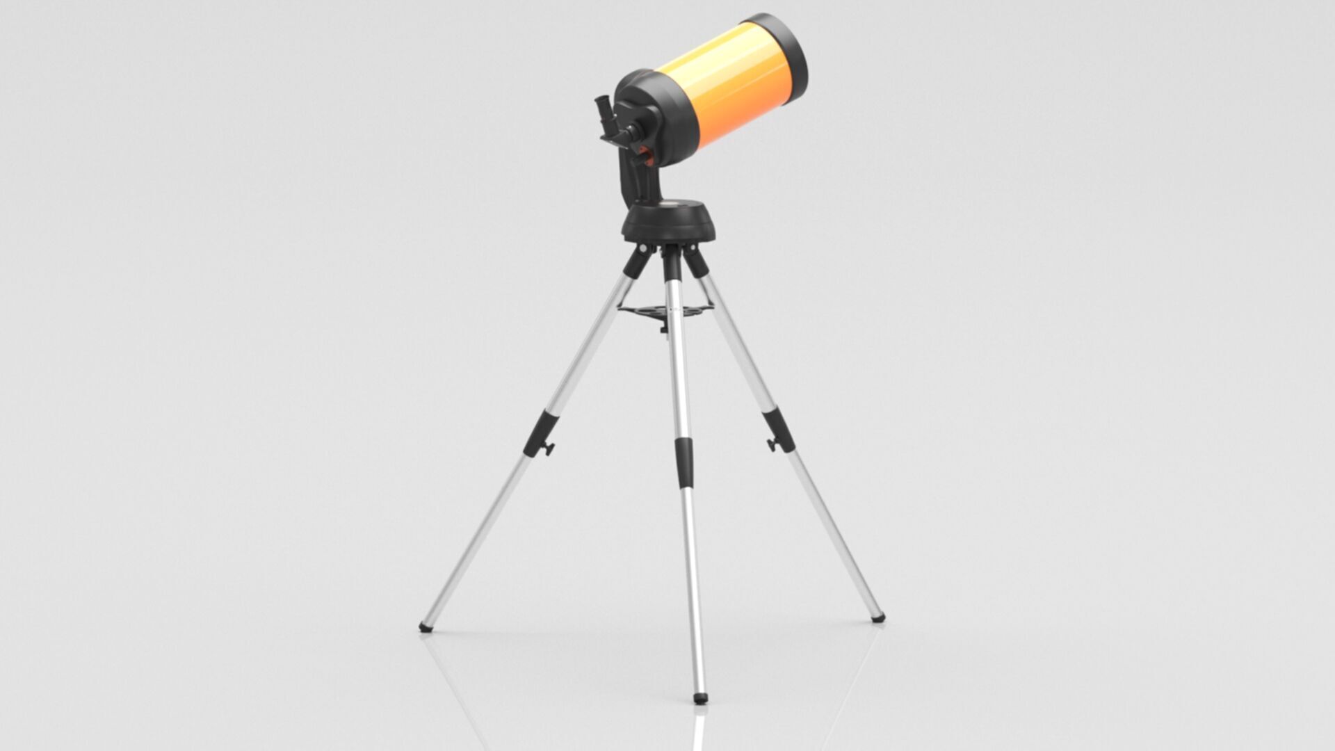 Celestron NexStar 8 SE Telescope Low-poly 3D model_7