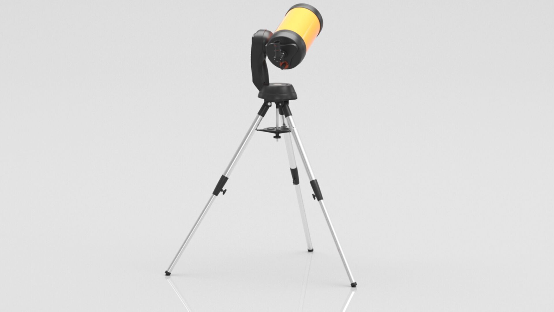 Celestron NexStar 8 SE Telescope Low-poly 3D model_8