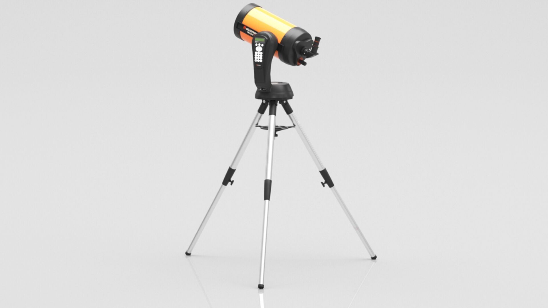 Celestron NexStar 8 SE Telescope Low-poly 3D model_10