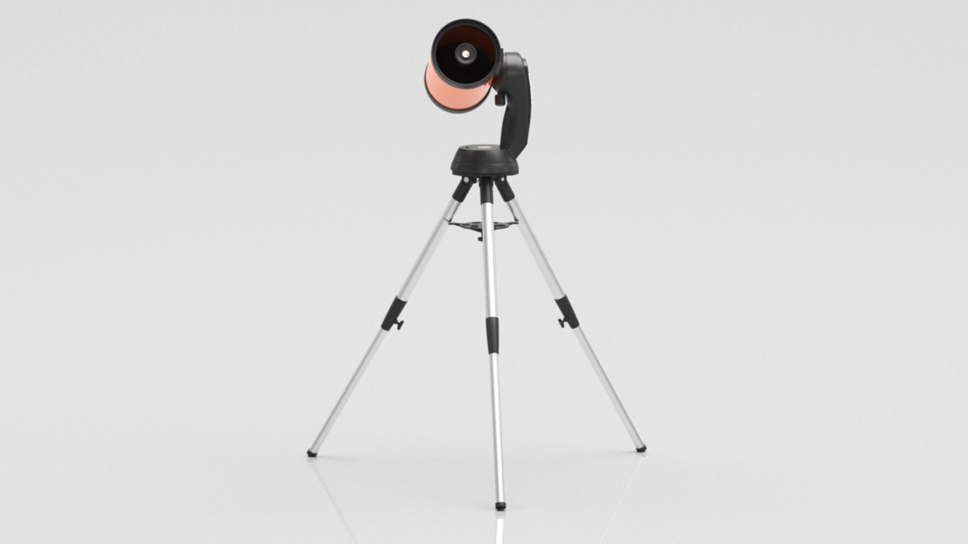 Celestron NexStar 8 SE Telescope Low-poly 3D model_2