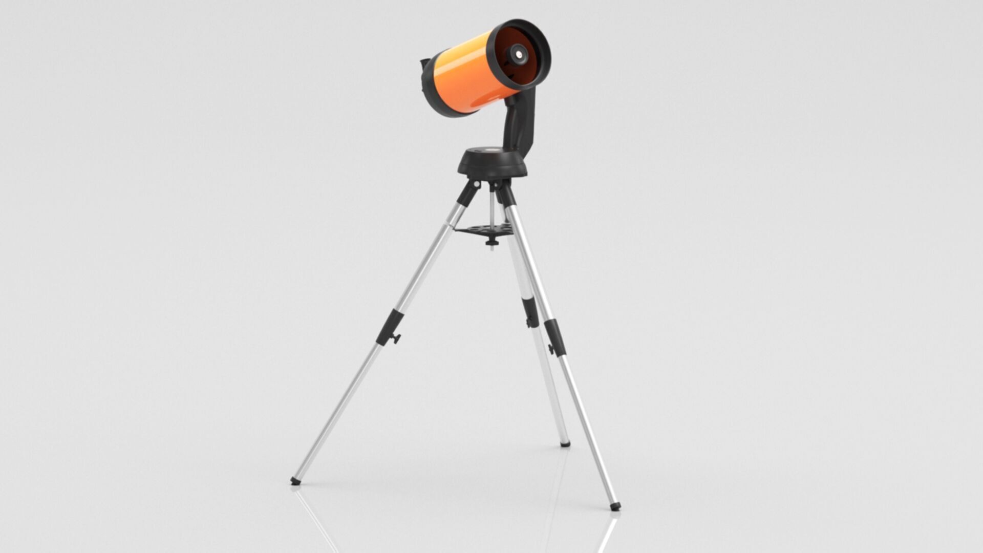 Celestron NexStar 8 SE Telescope Low-poly 3D model_4