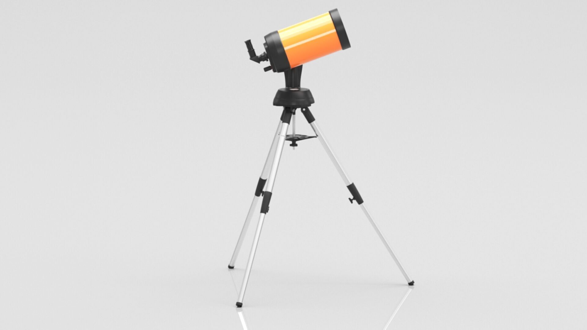 Celestron NexStar 8 SE Telescope Low-poly 3D model_6
