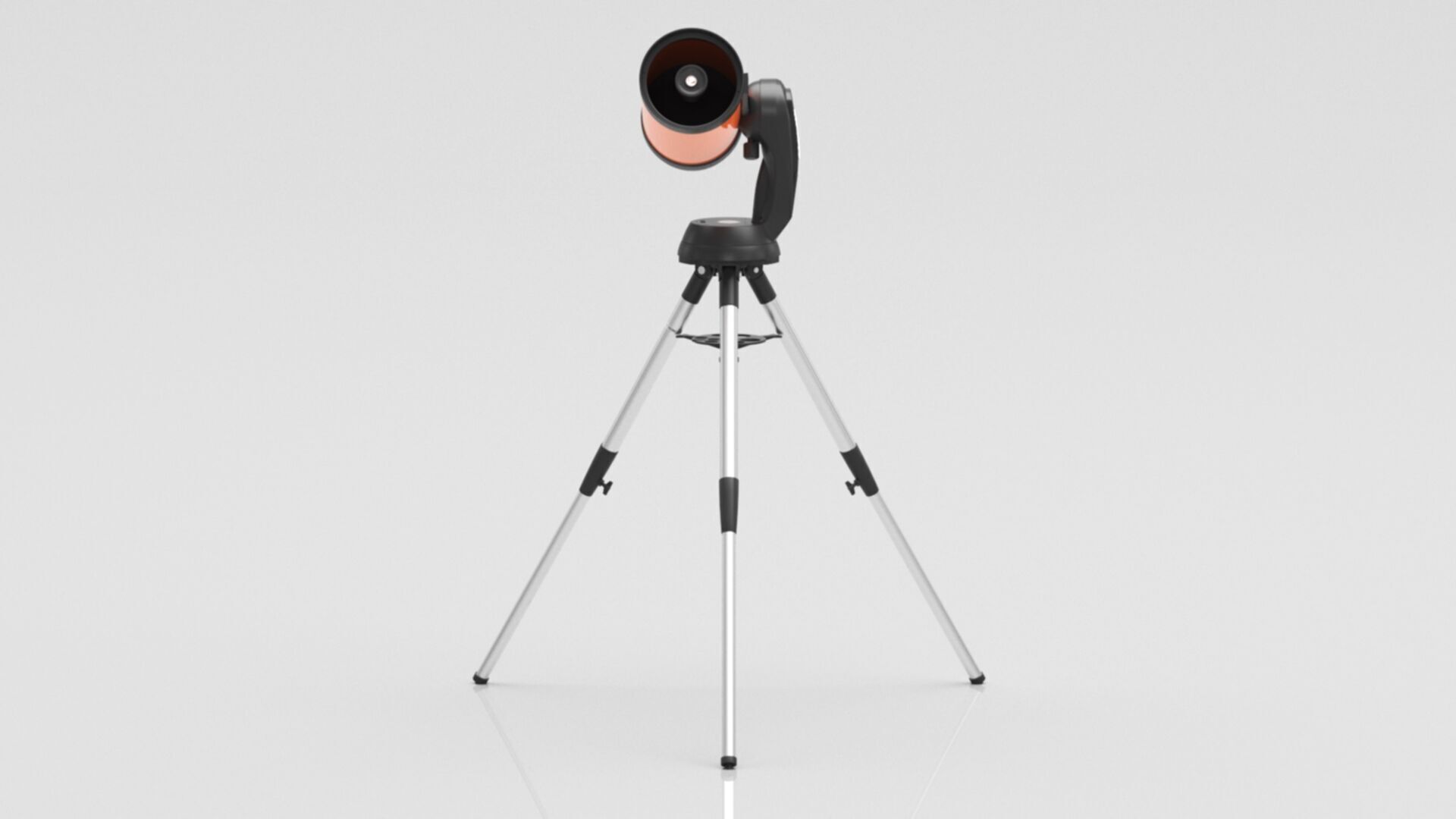 Celestron NexStar 8 SE Telescope Low-poly 3D model_1