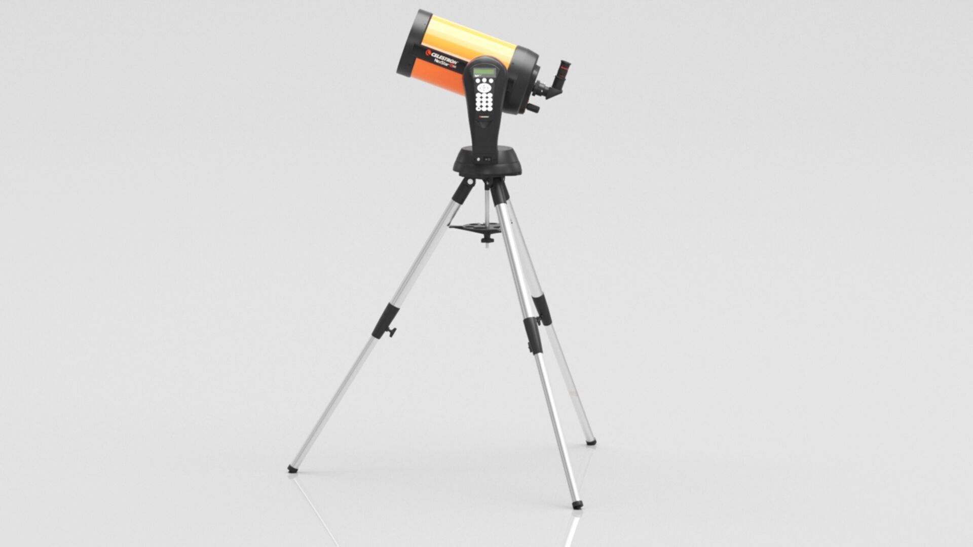 Celestron NexStar 8 SE Telescope Low-poly 3D model_11