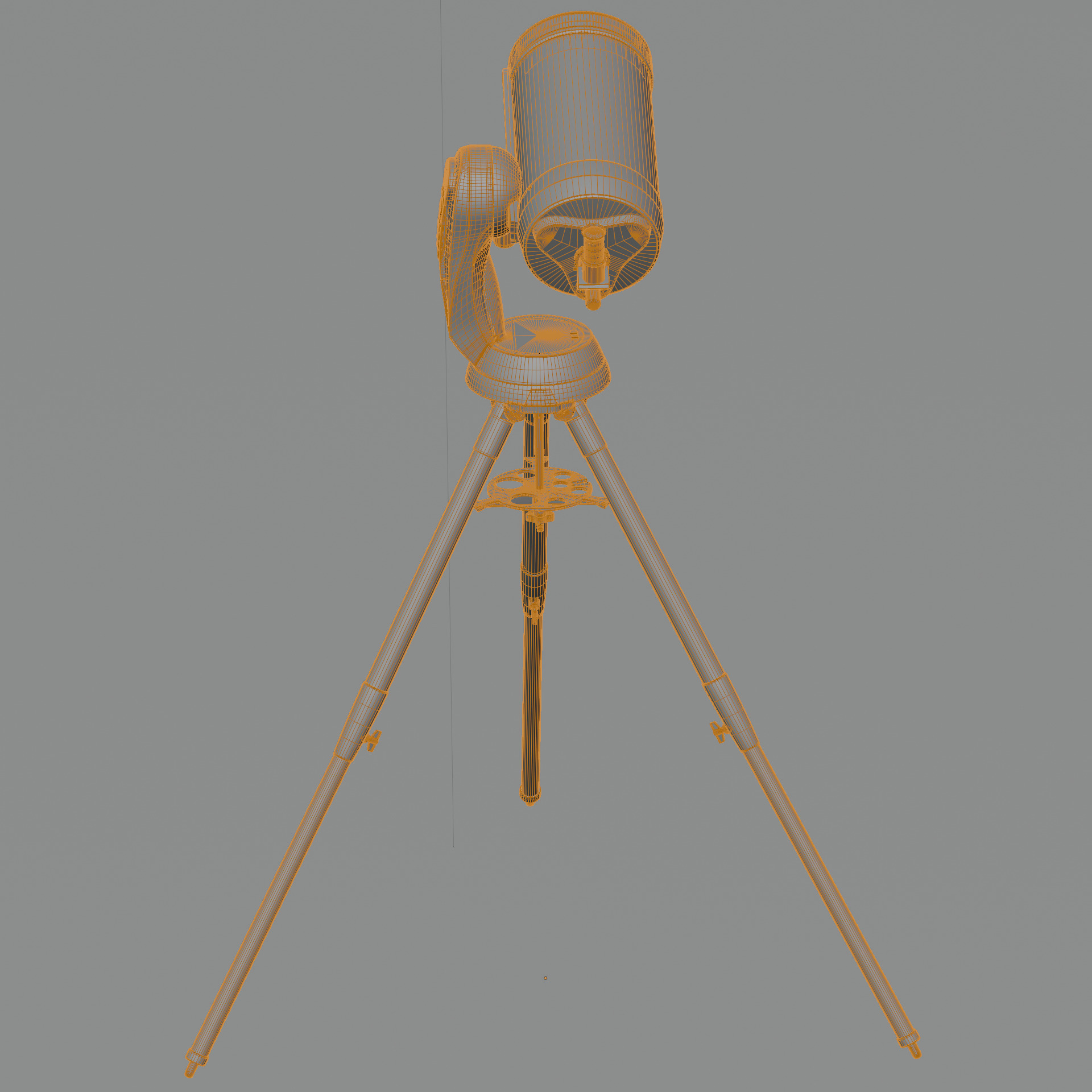 Celestron NexStar 8 SE Telescope Low-poly 3D model_20