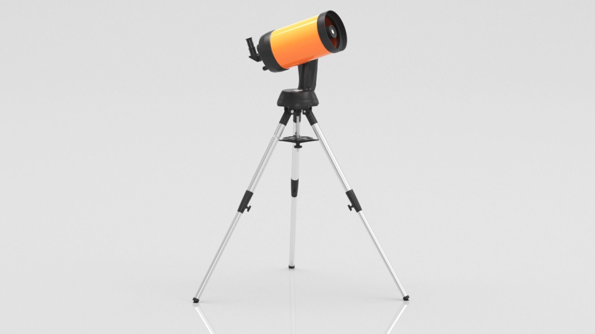 Celestron NexStar 8 SE Telescope Low-poly 3D model_5