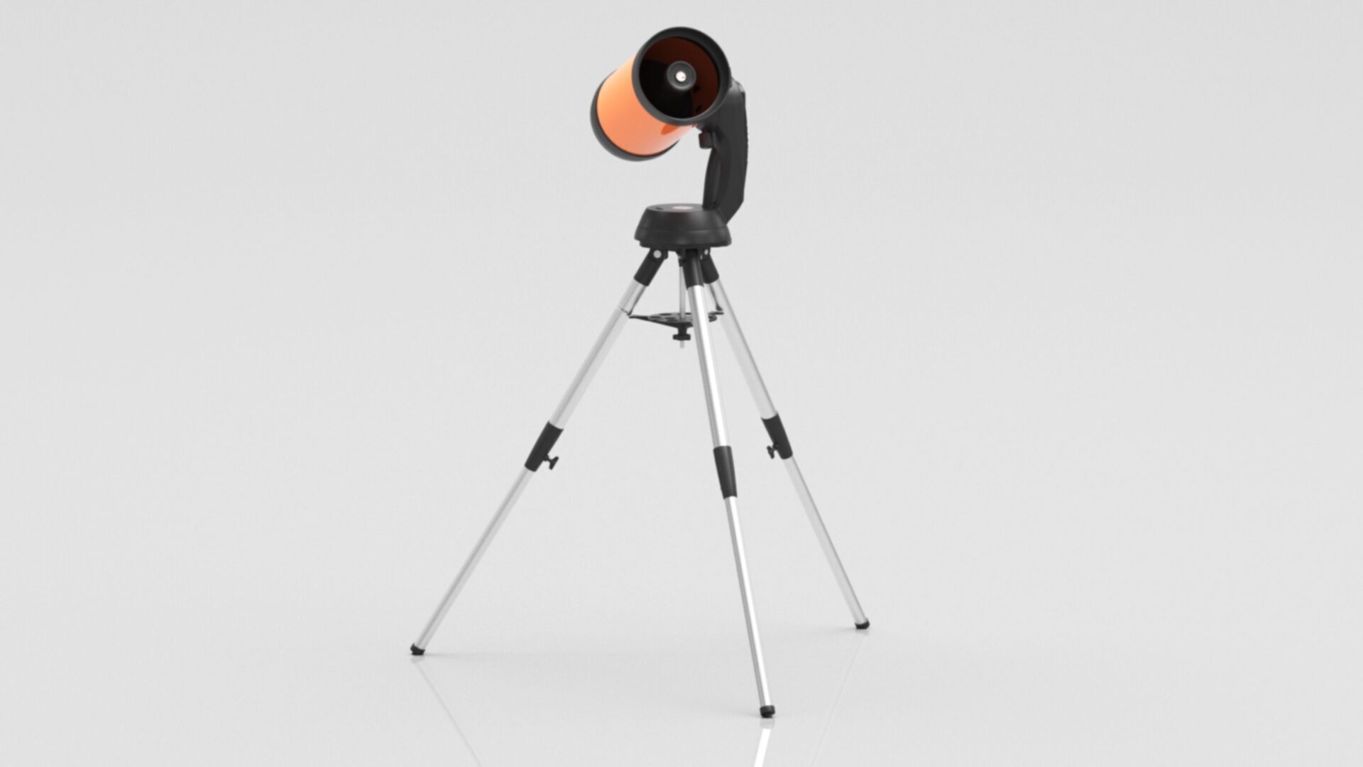 Celestron NexStar 8 SE Telescope Low-poly 3D model_3