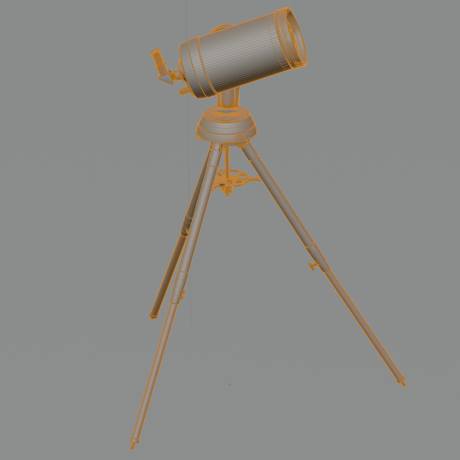 Celestron NexStar 8 SE Telescope Low-poly 3D model_19