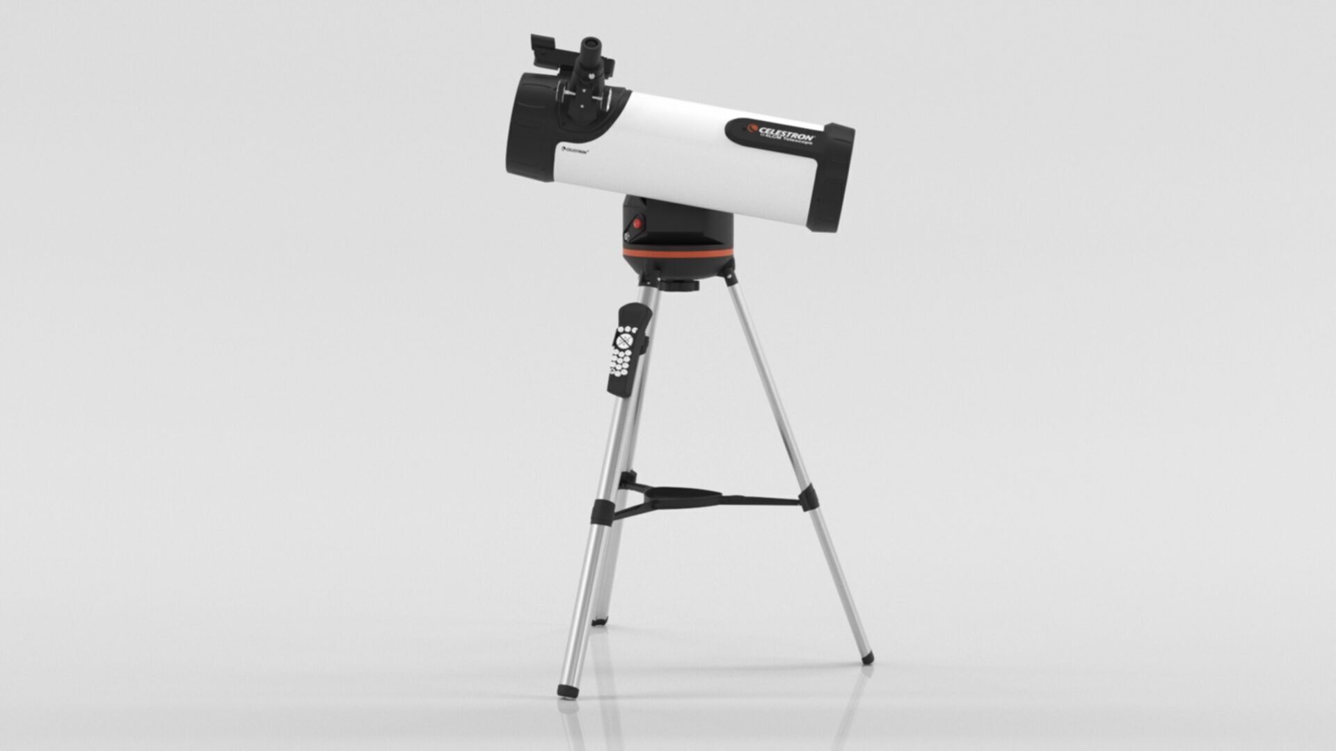 Telescope 3 Low-poly 3D model_11
