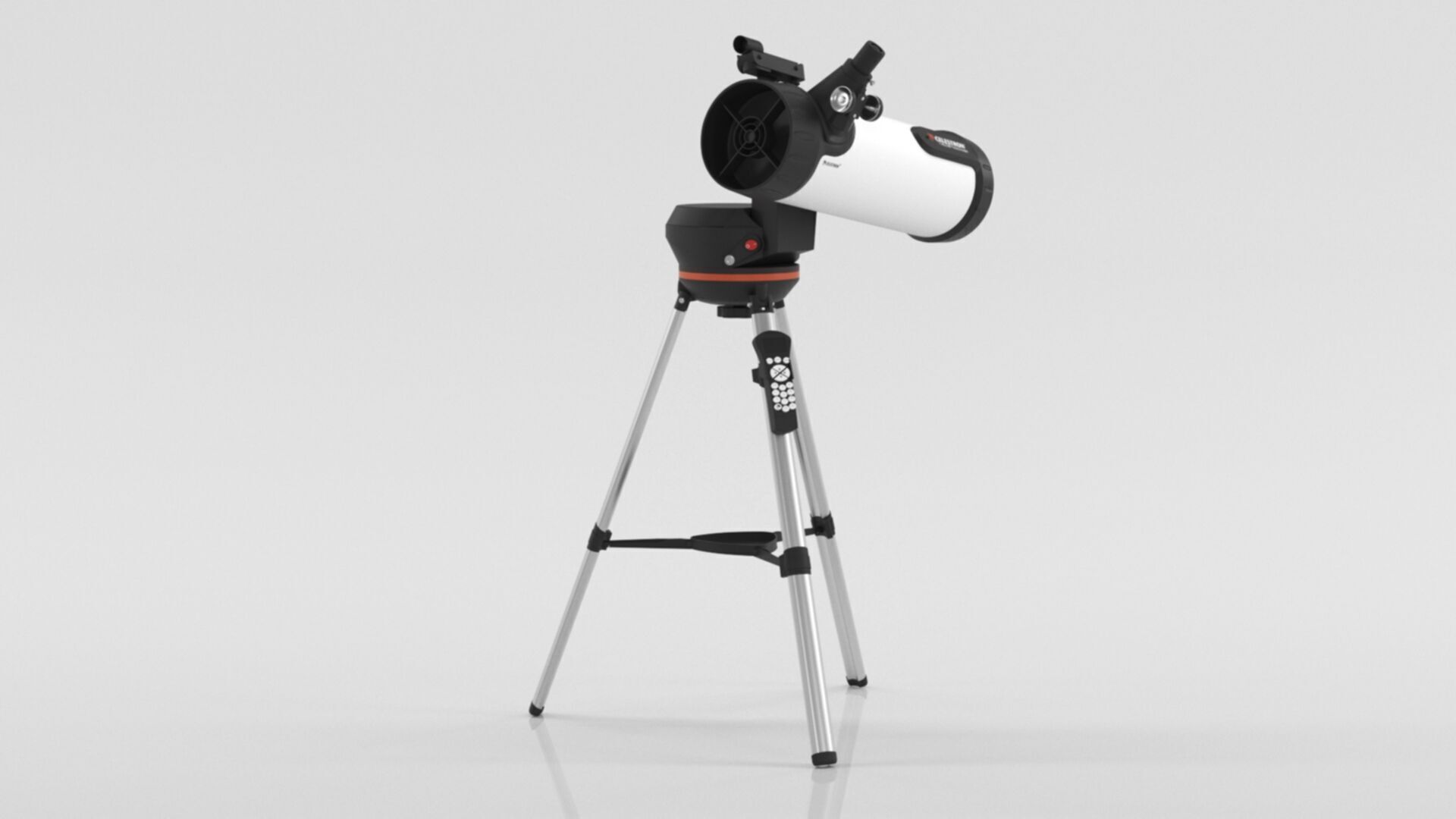 Telescope 3 Low-poly 3D model_13