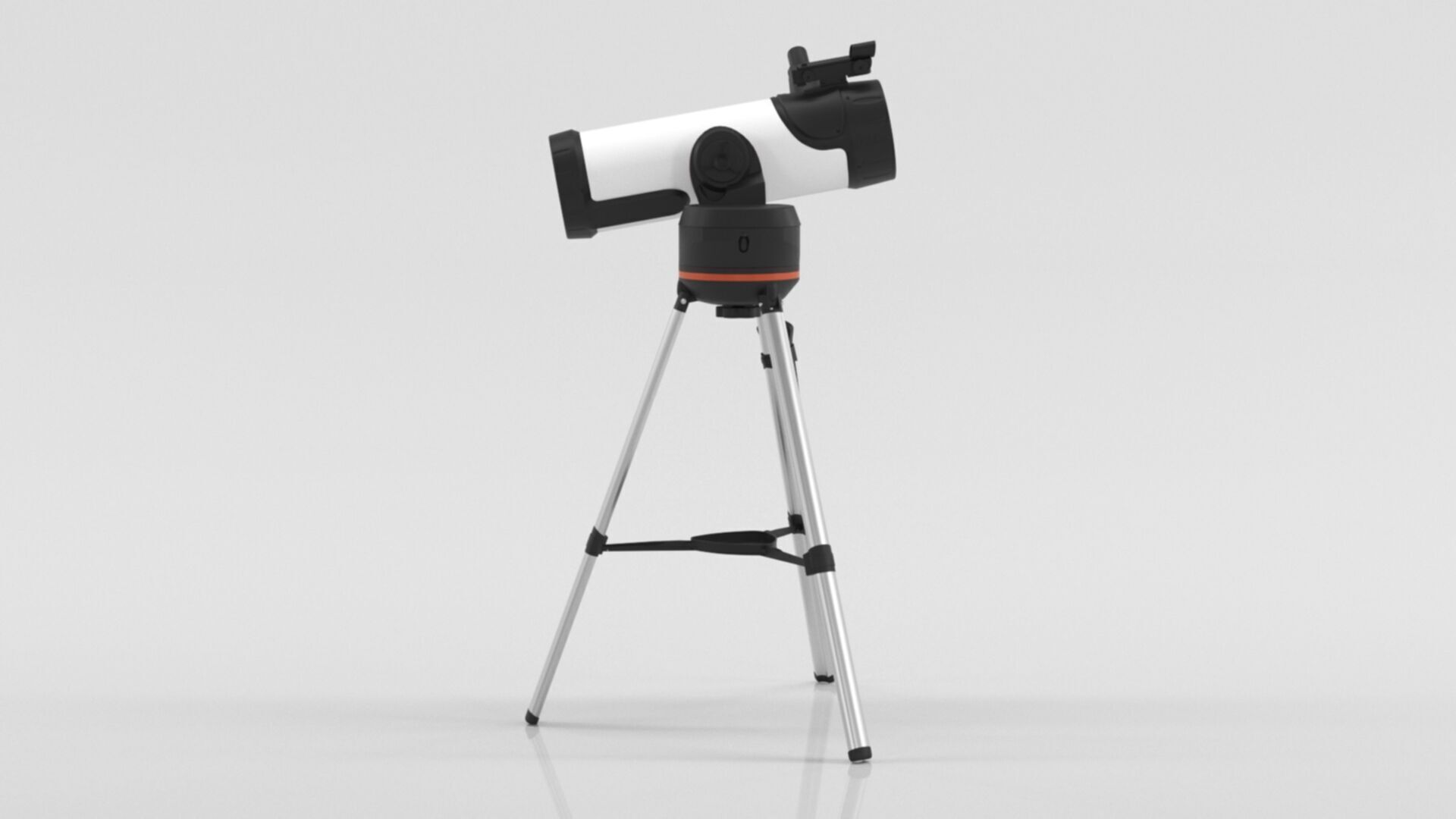 Telescope 3 Low-poly 3D model_6