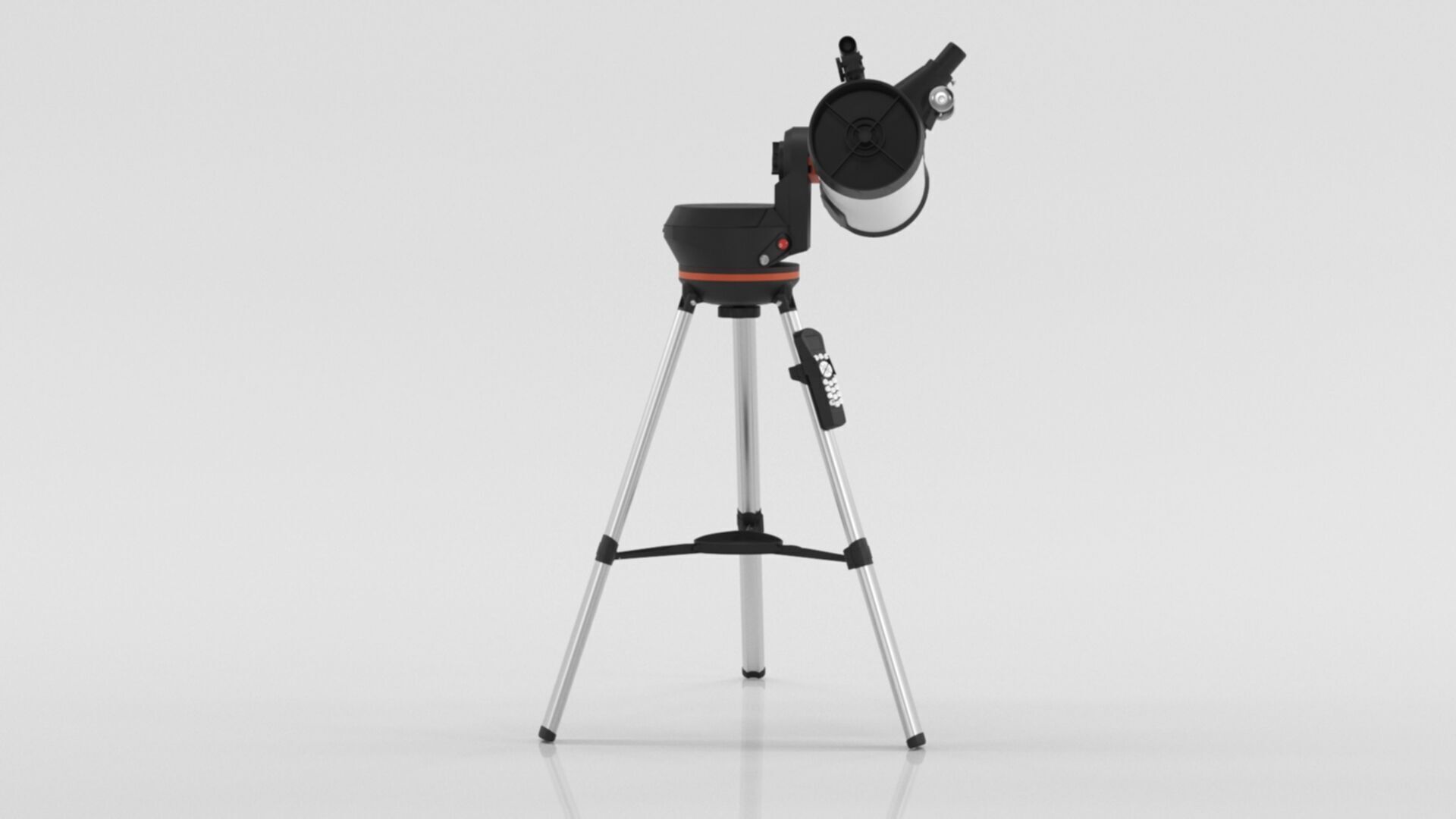 Telescope 3 Low-poly 3D model_15