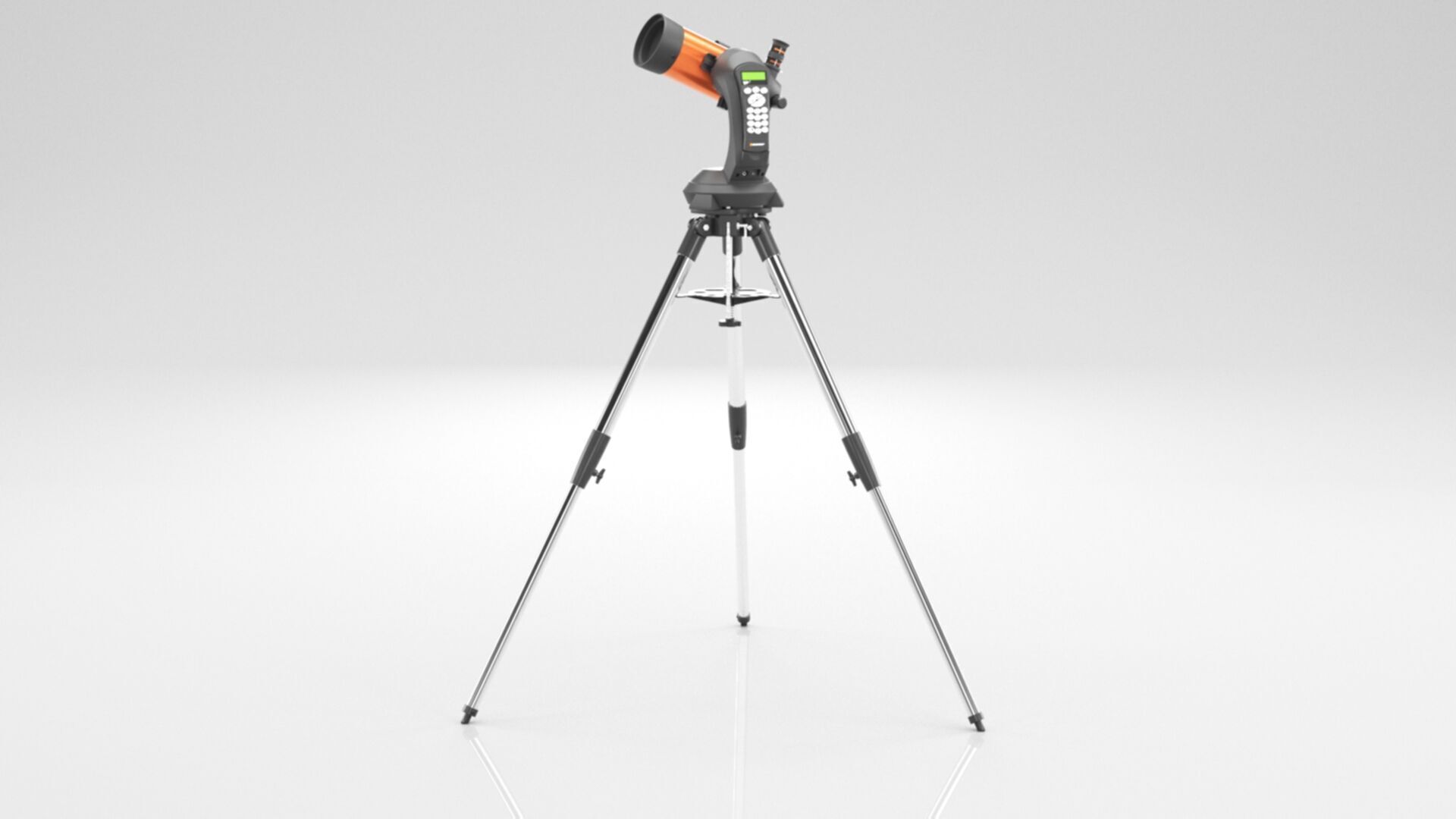 Celestron  NexStar 4SE Telescope Low-poly 3D model_12