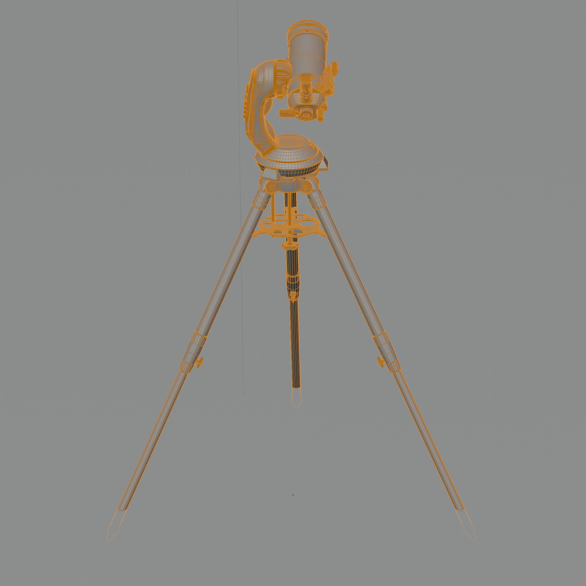 Celestron  NexStar 4SE Telescope Low-poly 3D model_20