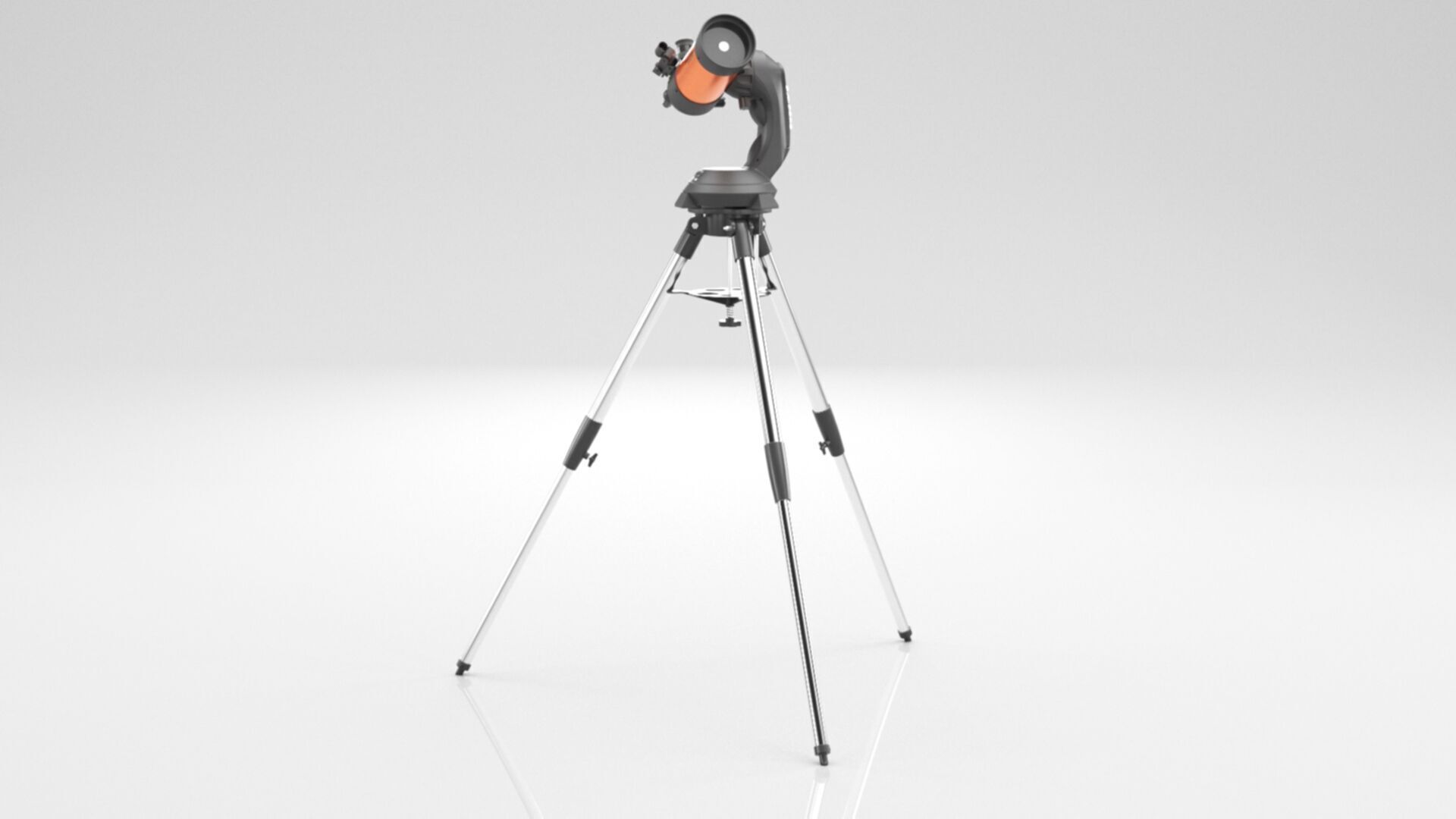 Celestron  NexStar 4SE Telescope Low-poly 3D model_3