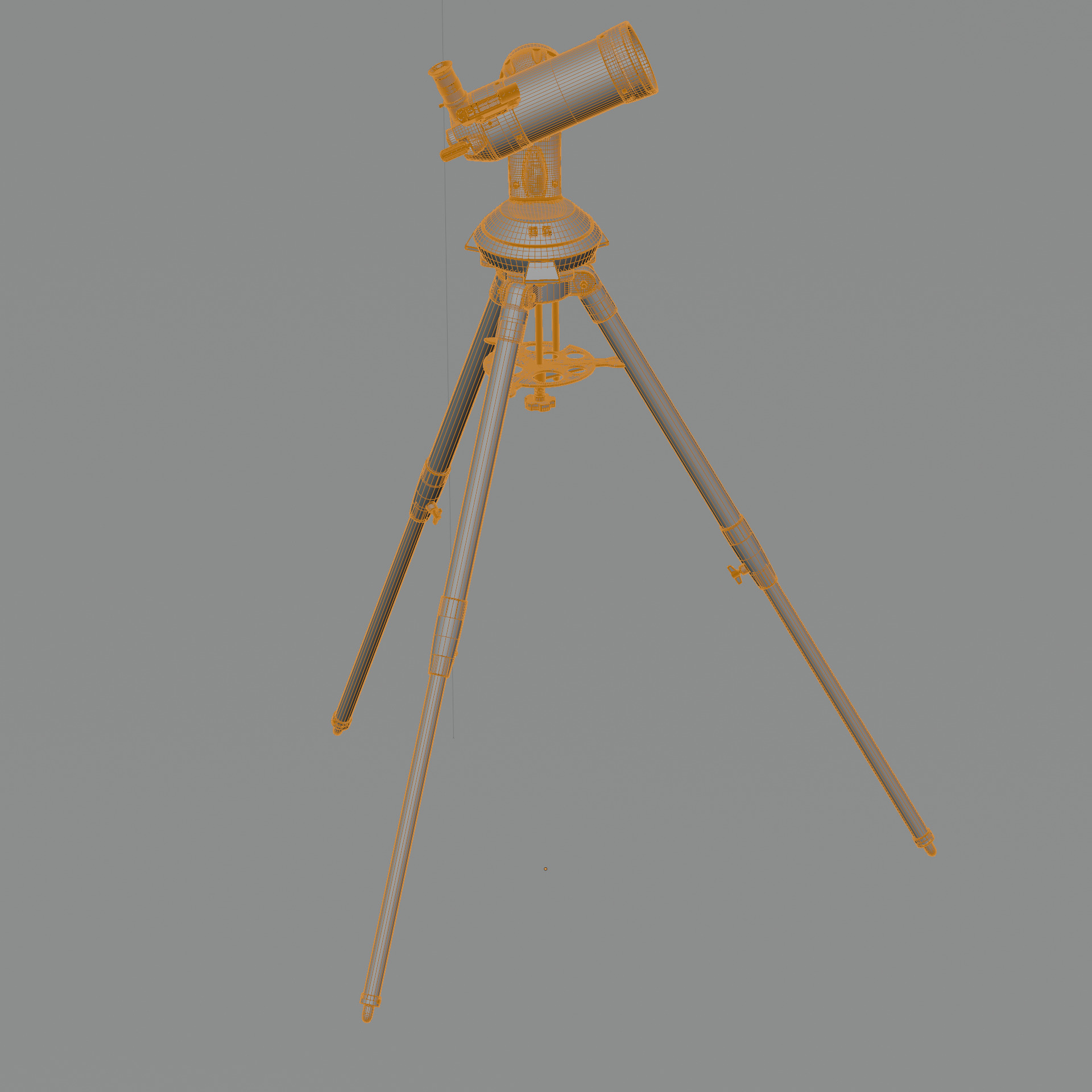 Celestron  NexStar 4SE Telescope Low-poly 3D model_19