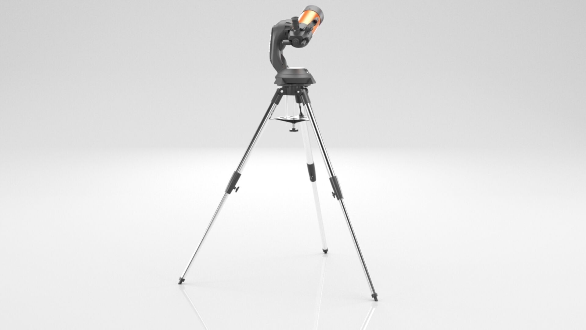 Celestron  NexStar 4SE Telescope Low-poly 3D model_8