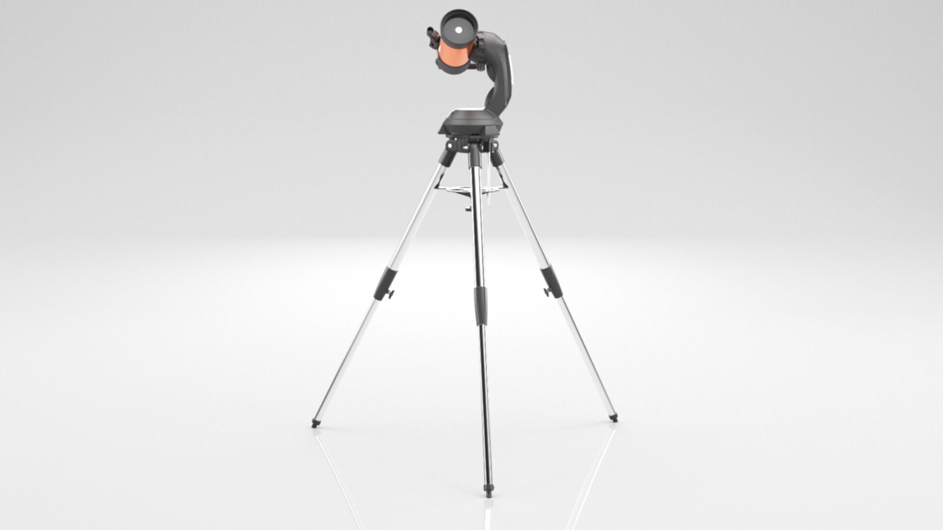 Celestron  NexStar 4SE Telescope Low-poly 3D model_2