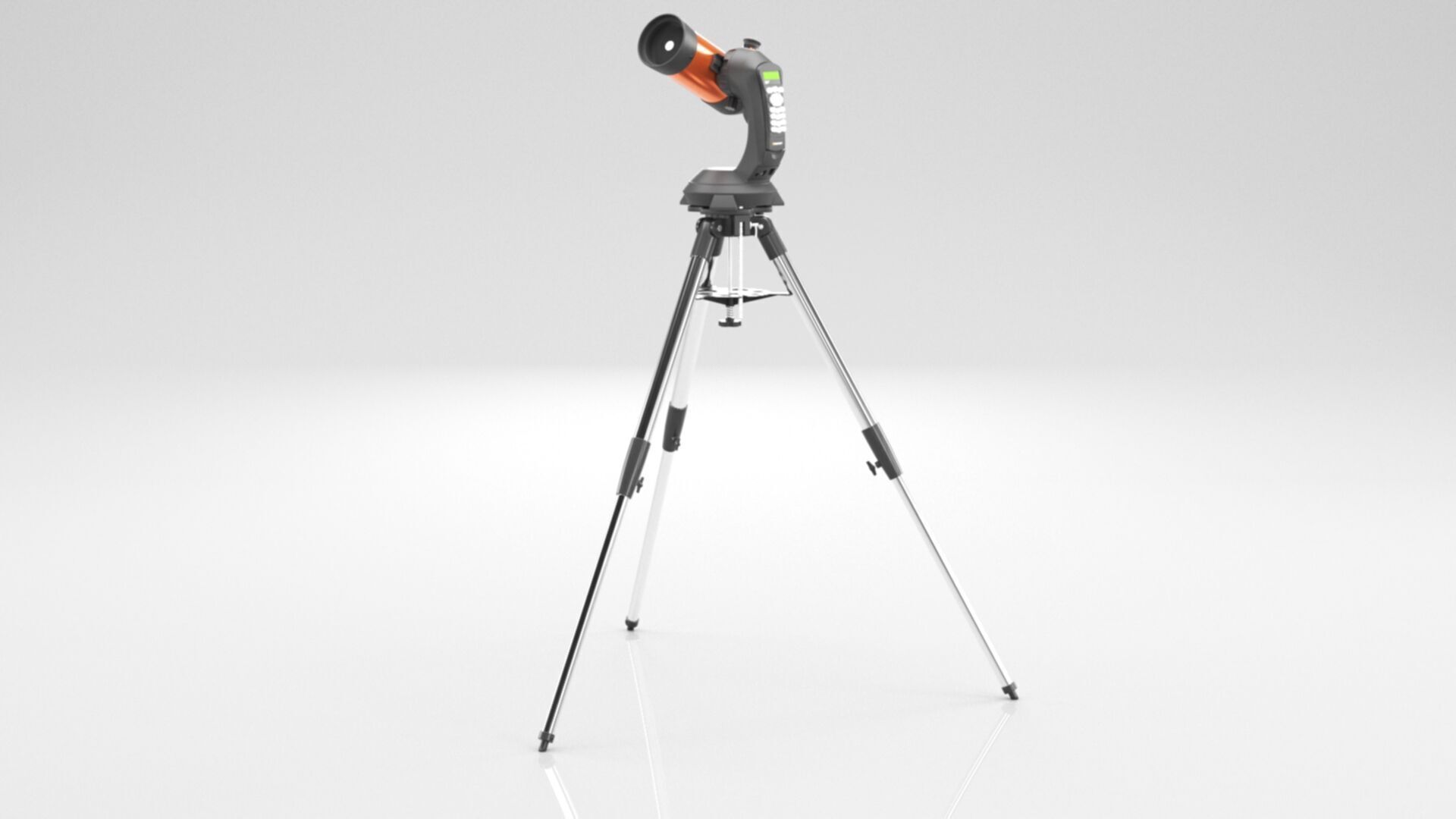Celestron  NexStar 4SE Telescope Low-poly 3D model_13