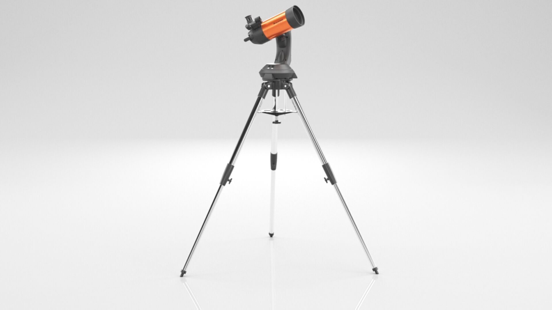 Celestron  NexStar 4SE Telescope Low-poly 3D model_5