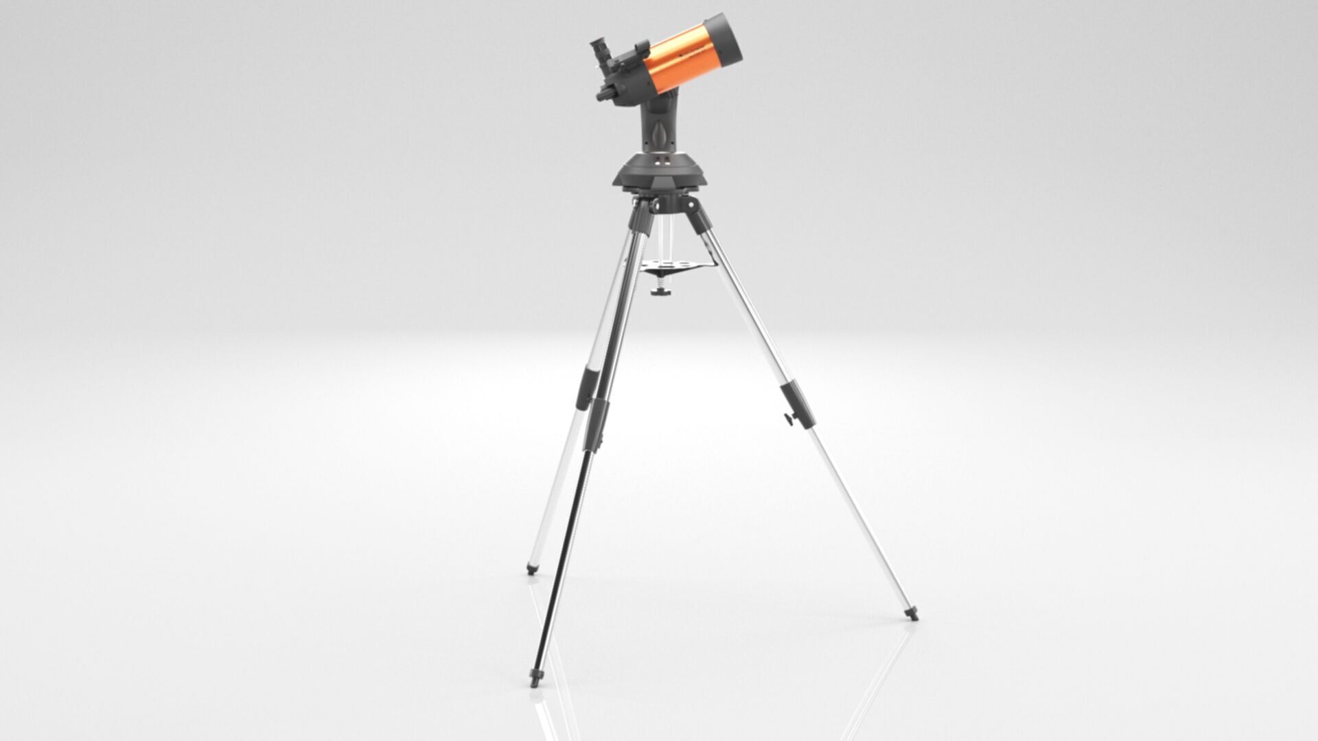 Celestron  NexStar 4SE Telescope Low-poly 3D model_6