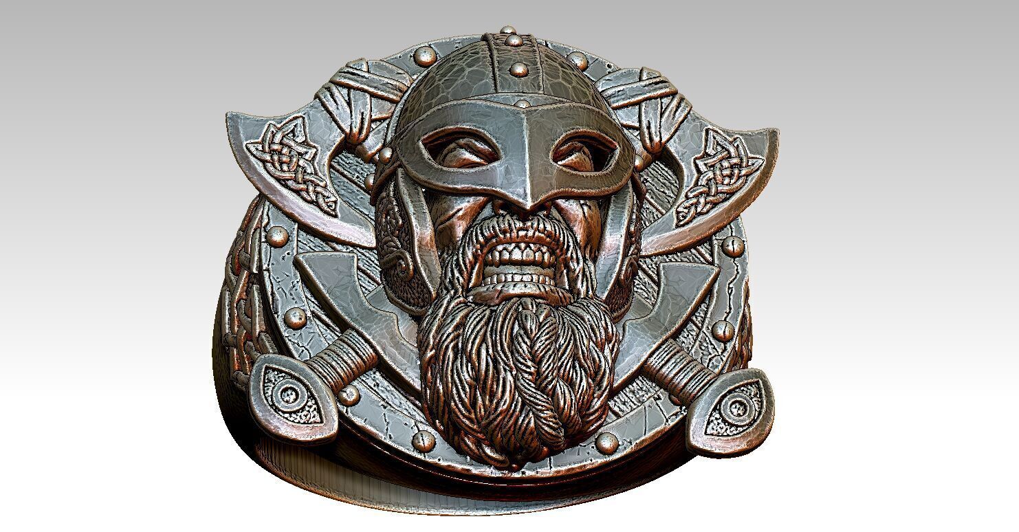 Skull Ring V01 3D print model_4