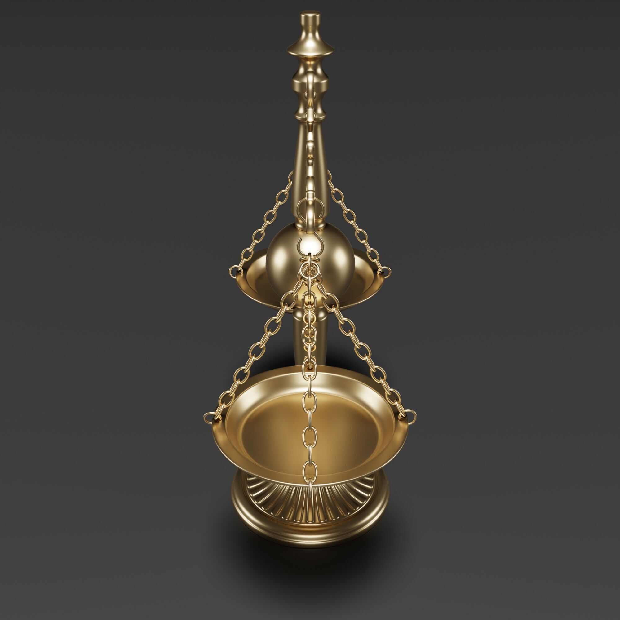 Scale Of Justice 3D model_4