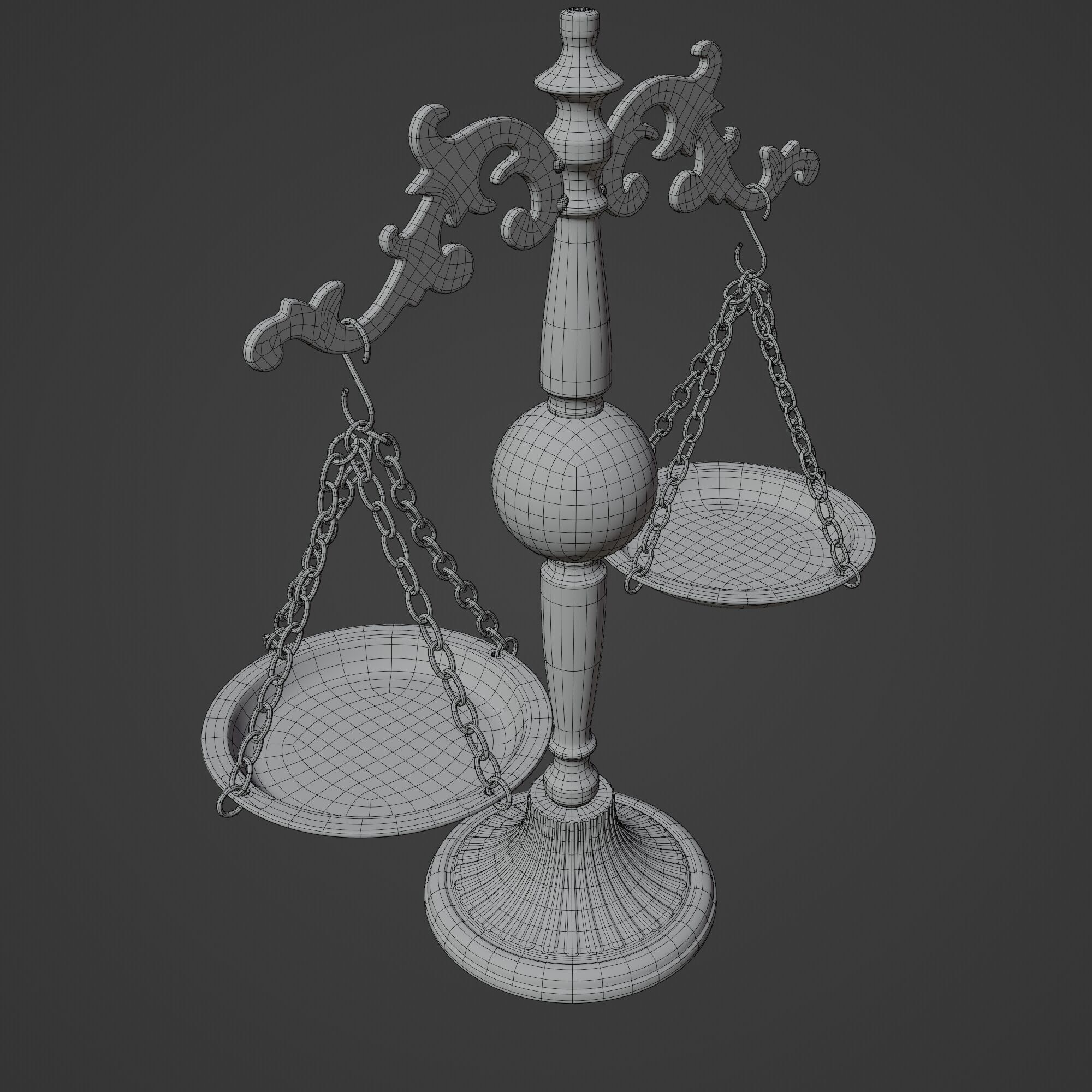 Scale Of Justice 3D model_10