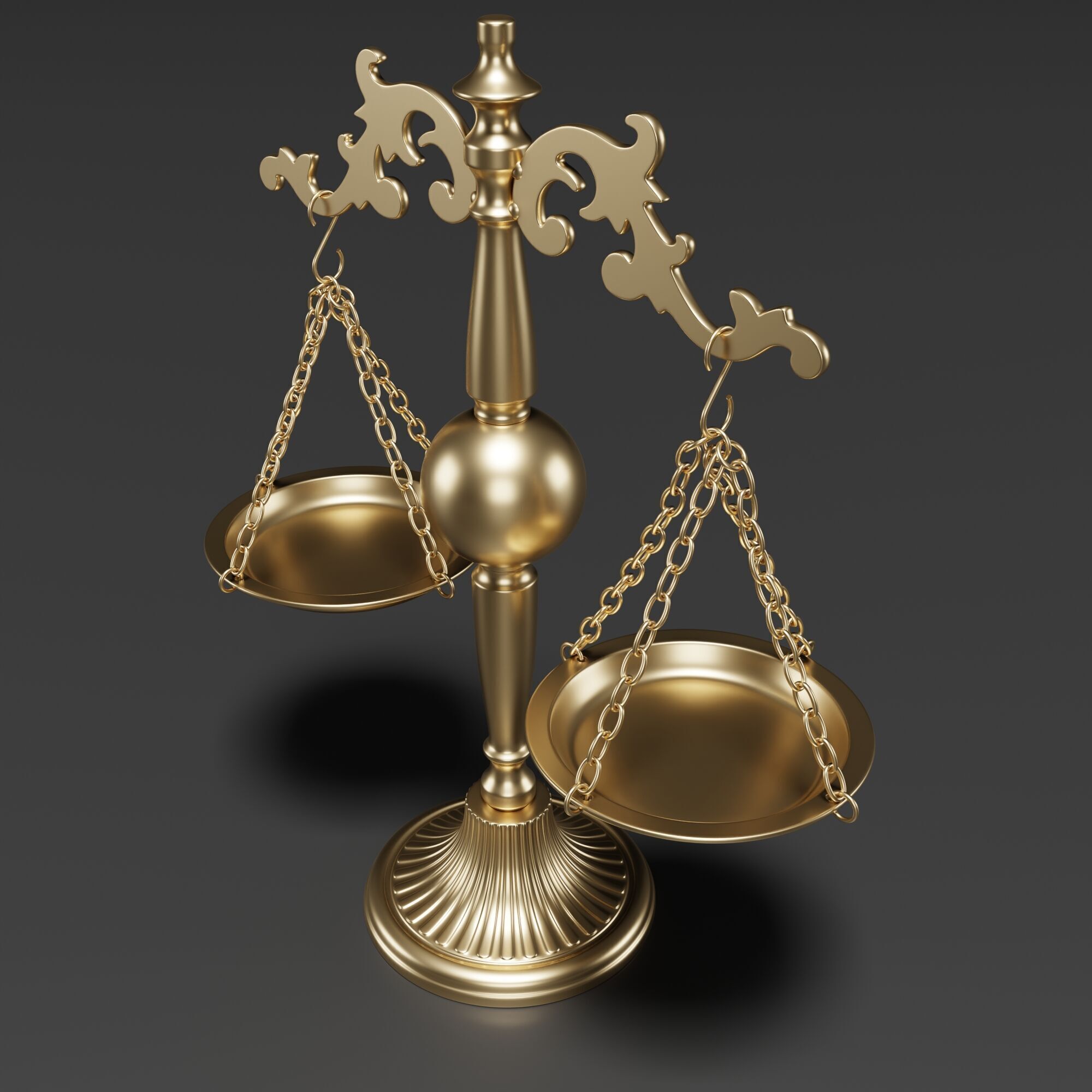 Scale Of Justice 3D model_1