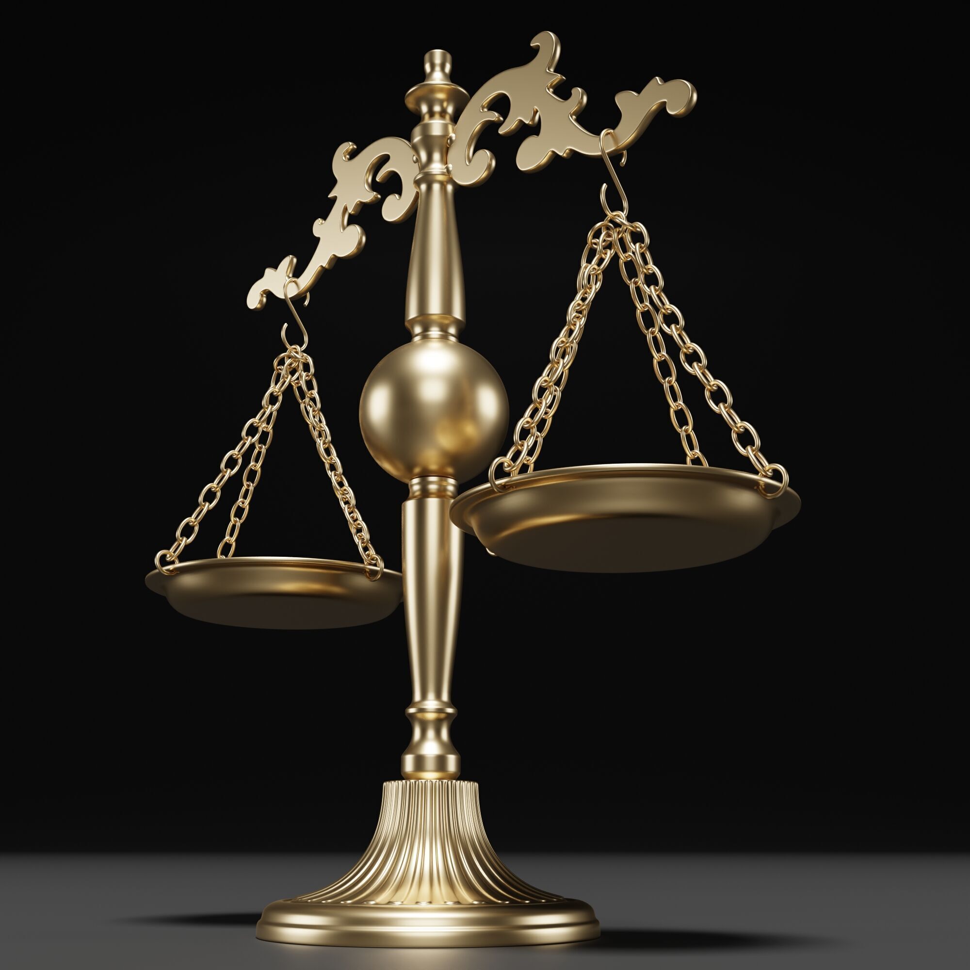Scale Of Justice 3D model_5