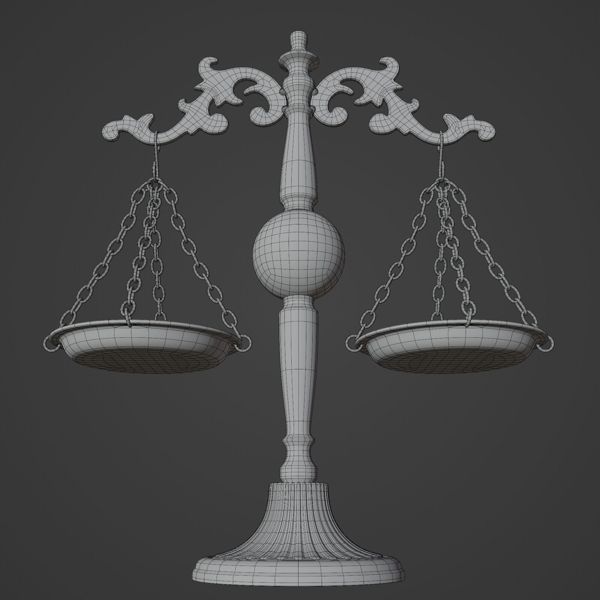 Scale Of Justice 3D model_13