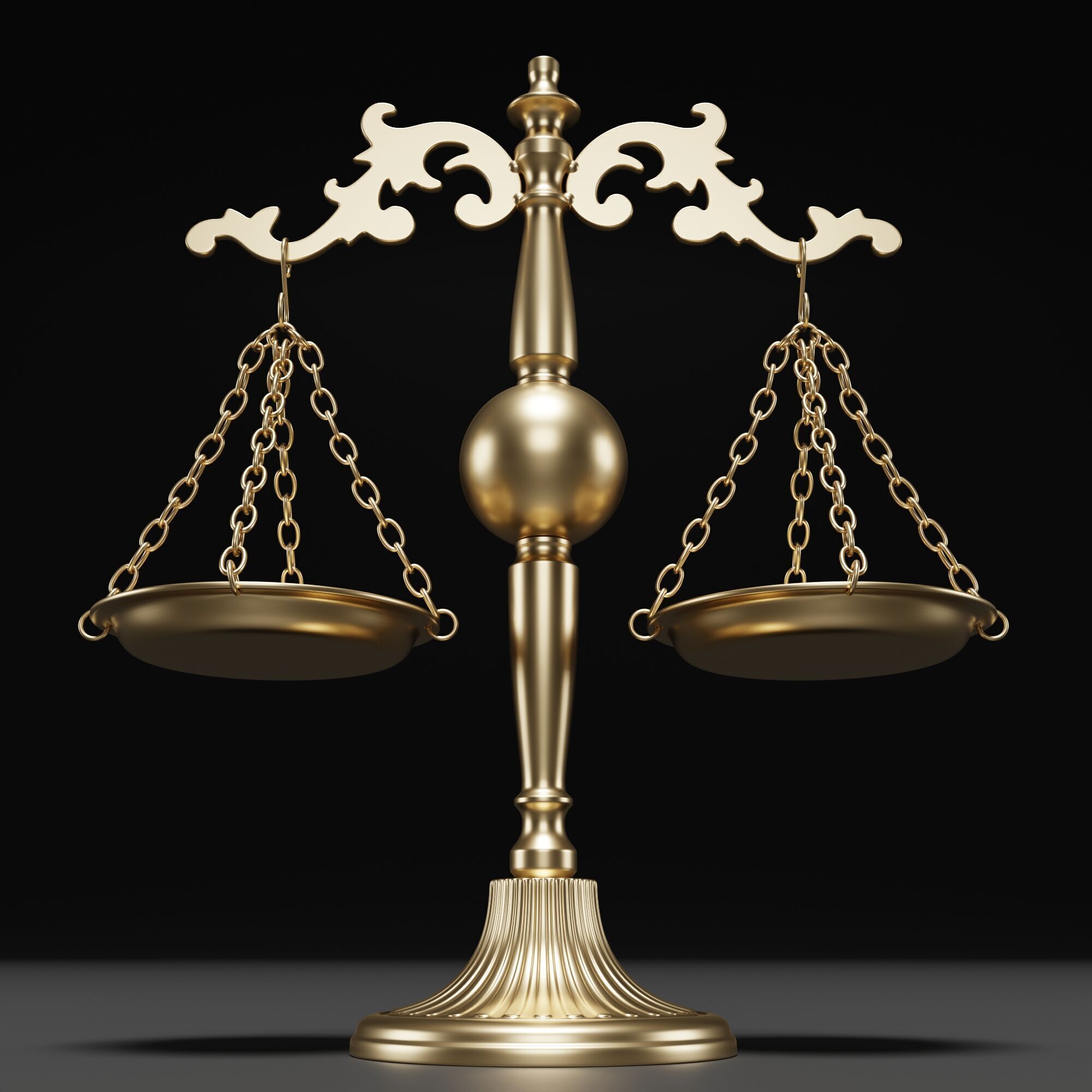 Scale Of Justice 3D model_6
