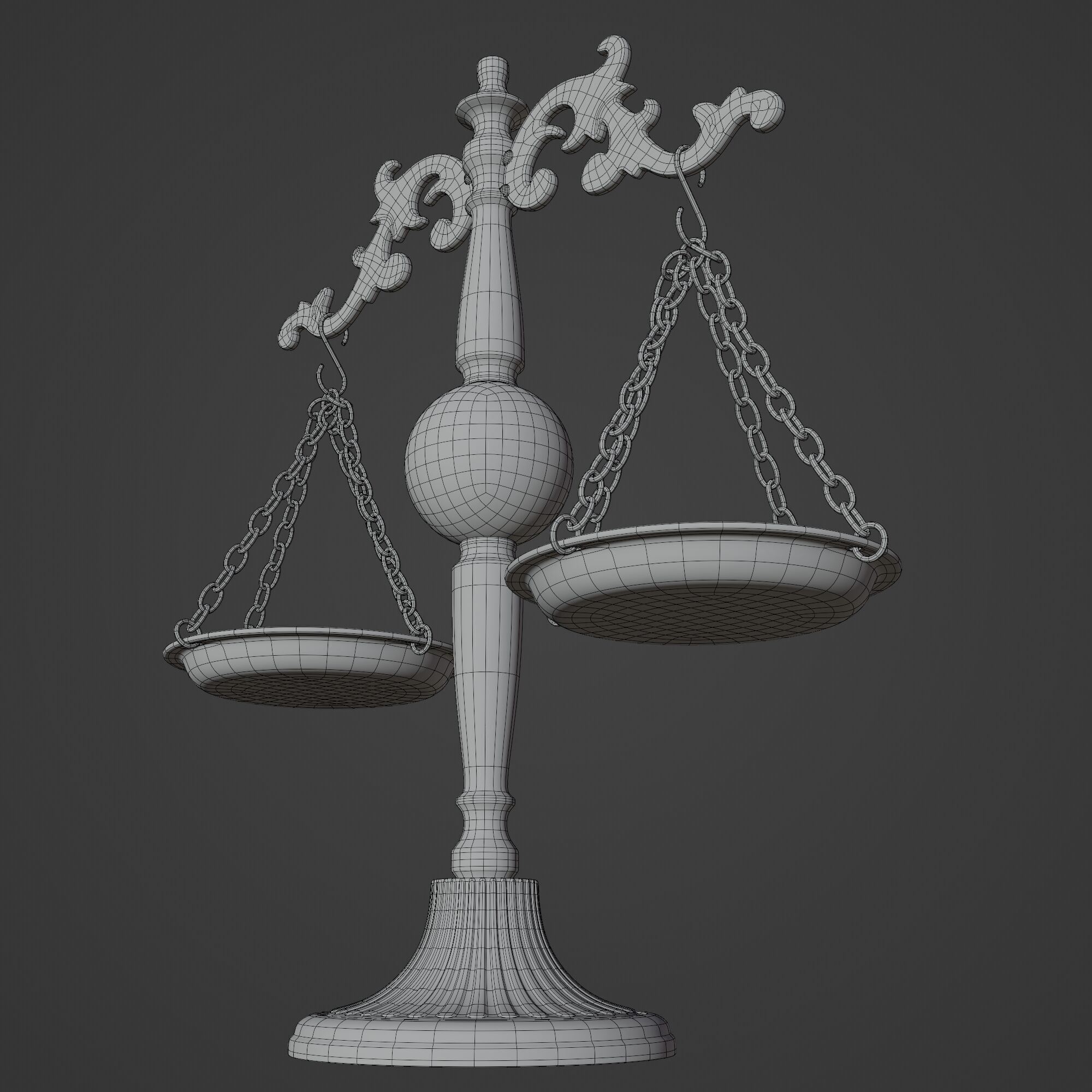 Scale Of Justice 3D model_12